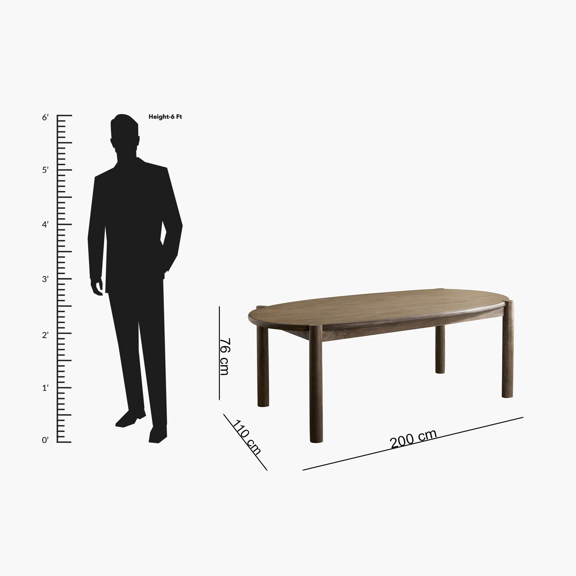 طاولة سُفرة من الخشب الصلب لـ8 مقاعد - ألدوس من فيندرا-hbxfurniture-diningroom-diningtables-eightseater-image-12