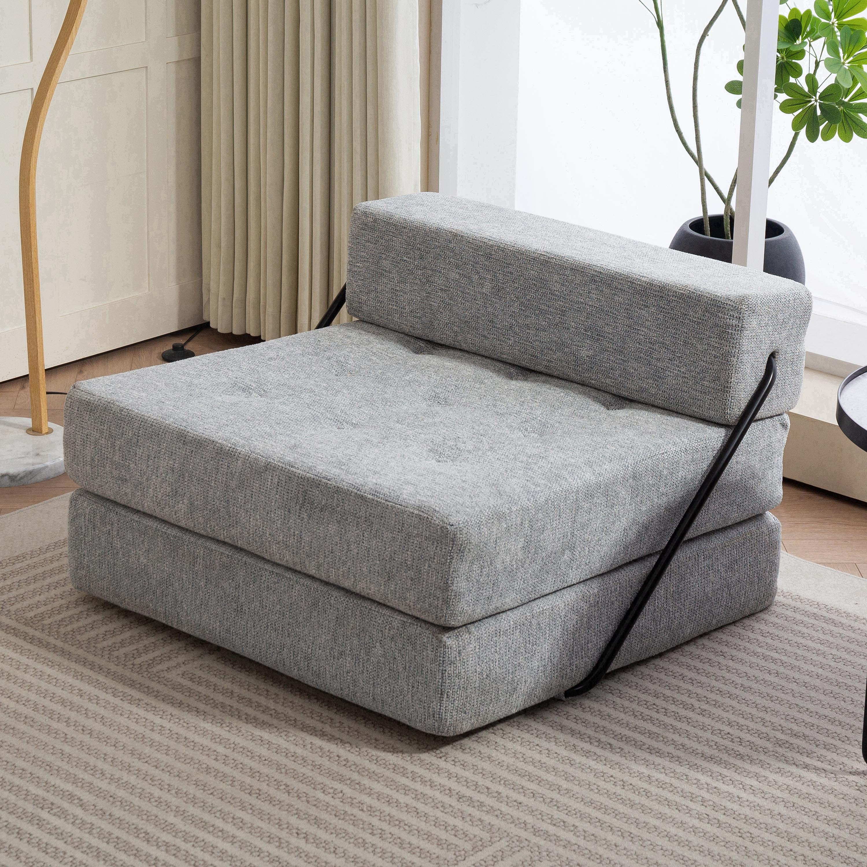 Movo Nina Fabric Armchair Sofabed-hbxfurniture-sofasandarmchairs-sofabeds-image-1