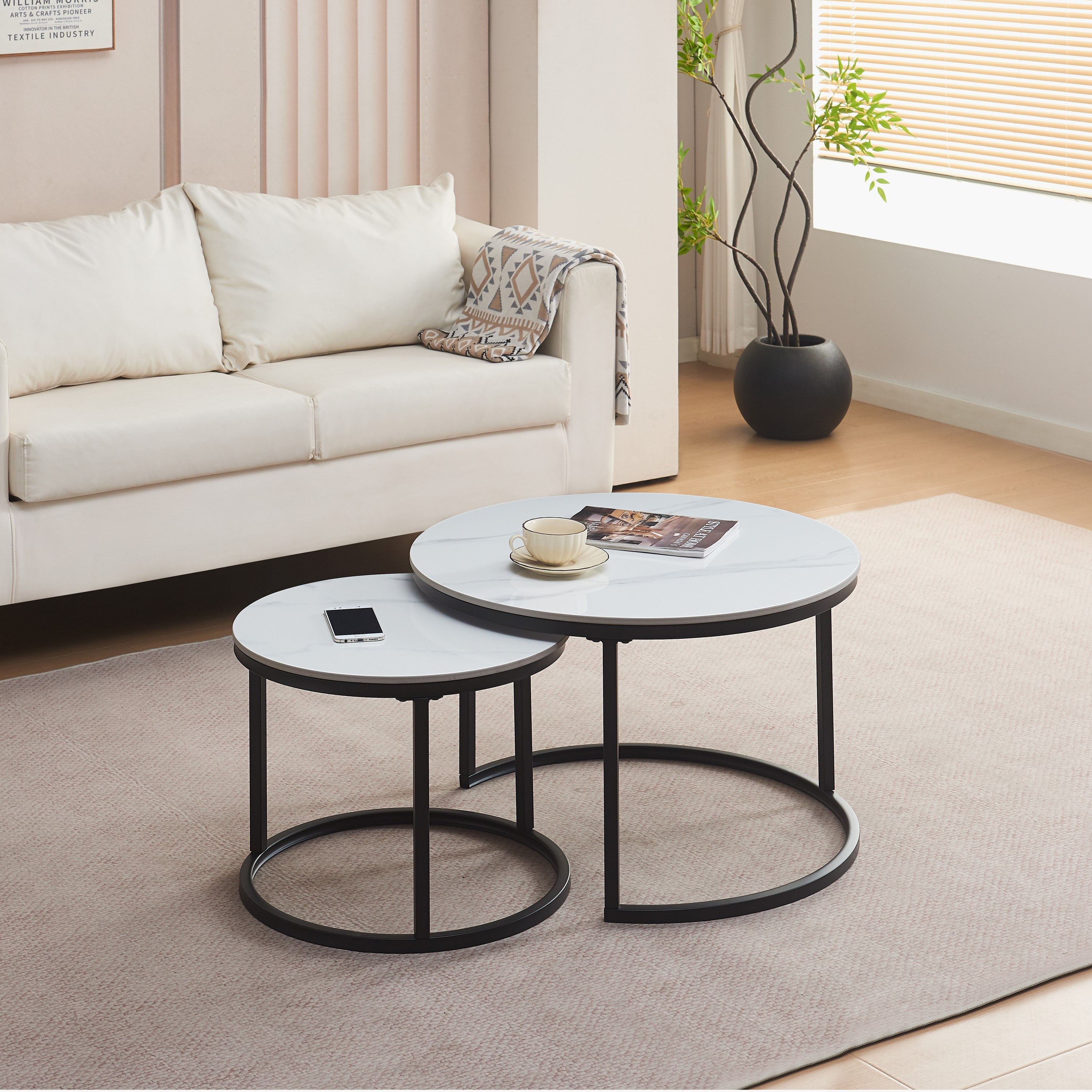 Roma Sintered Stone Coffee Table - Set of 2-PROMO_HB_UAE_HBX10_280126-image-7