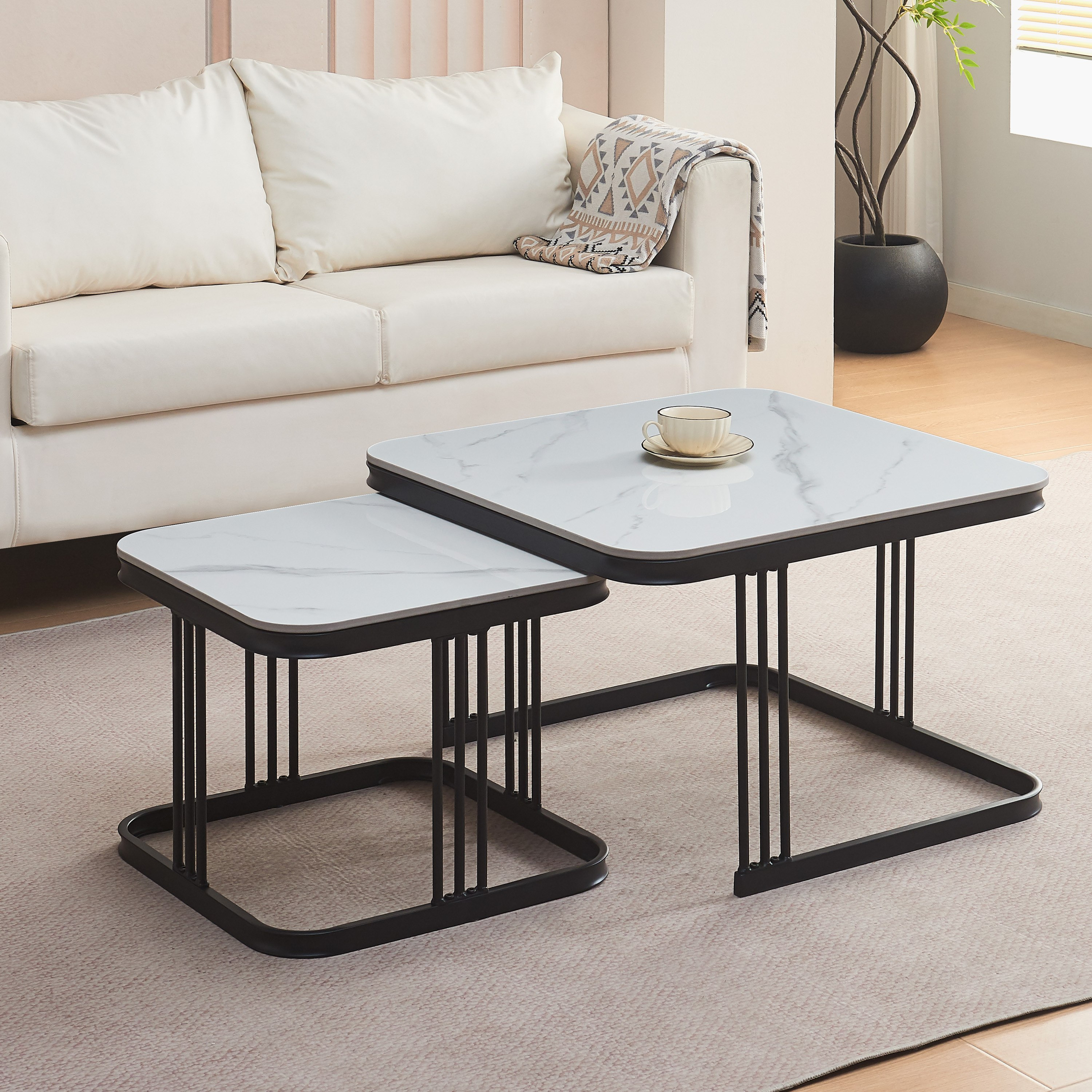 Movo Wesley 2-Piece Sintered Stone Square Coffee Table Set-PROMO_HB_UAE_HBX10_280126-image-4