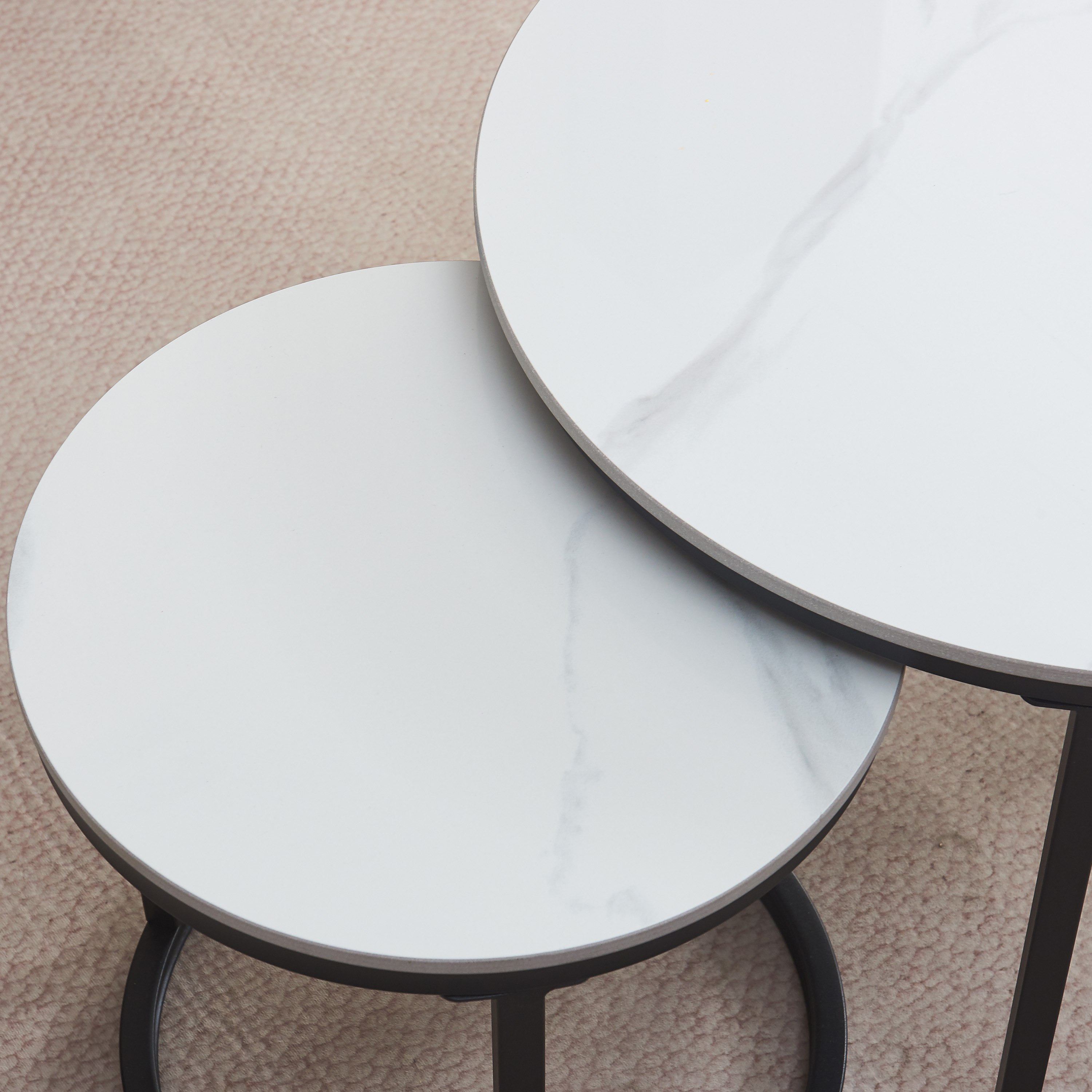 Movo Nook Sintered Stone Nest of Tables - Set of 2-hbxfurniture-livingroom-nestingtables-image-4