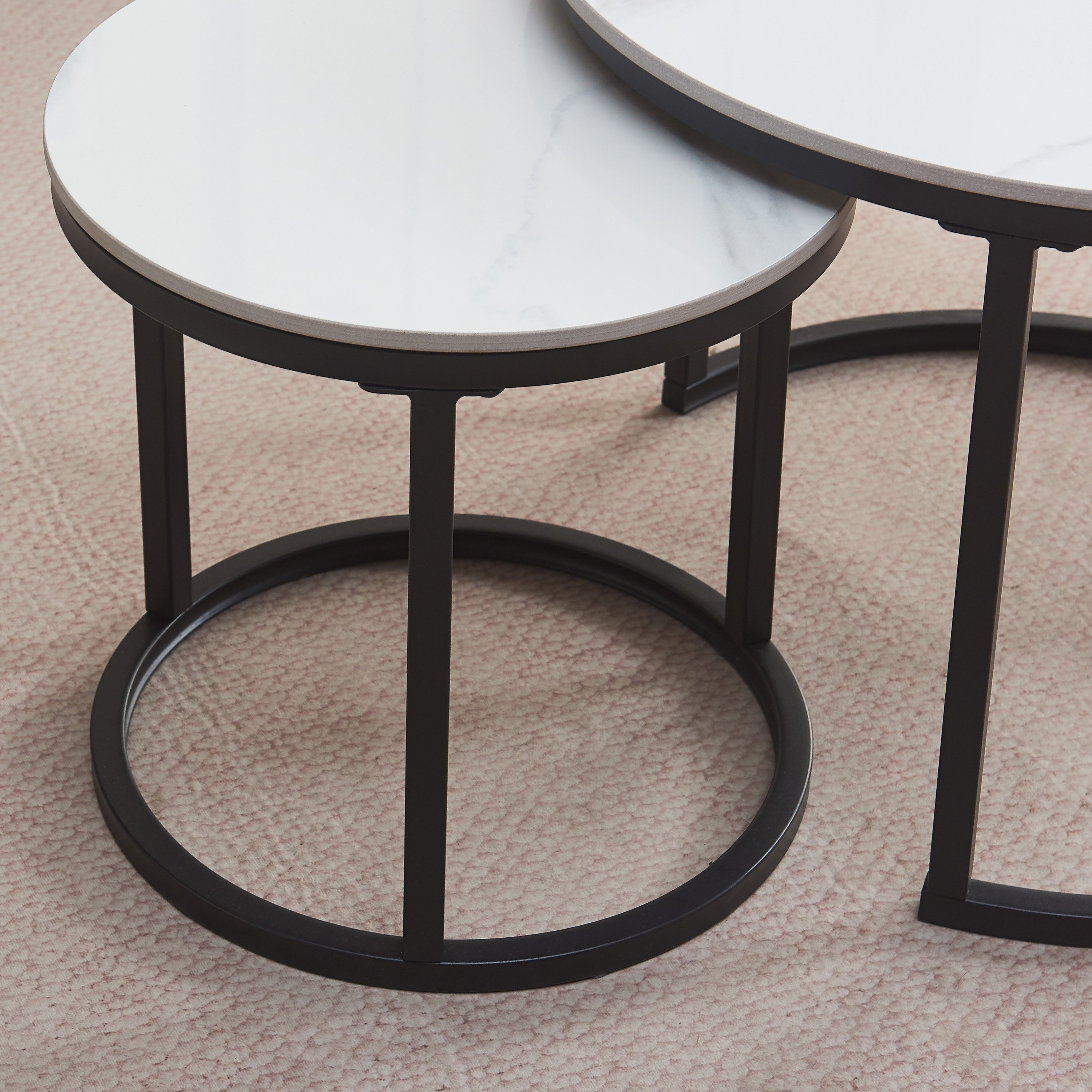 Movo Nook Sintered Stone Nest of Tables - Set of 2-hbxfurniture-livingroom-nestingtables-image-5