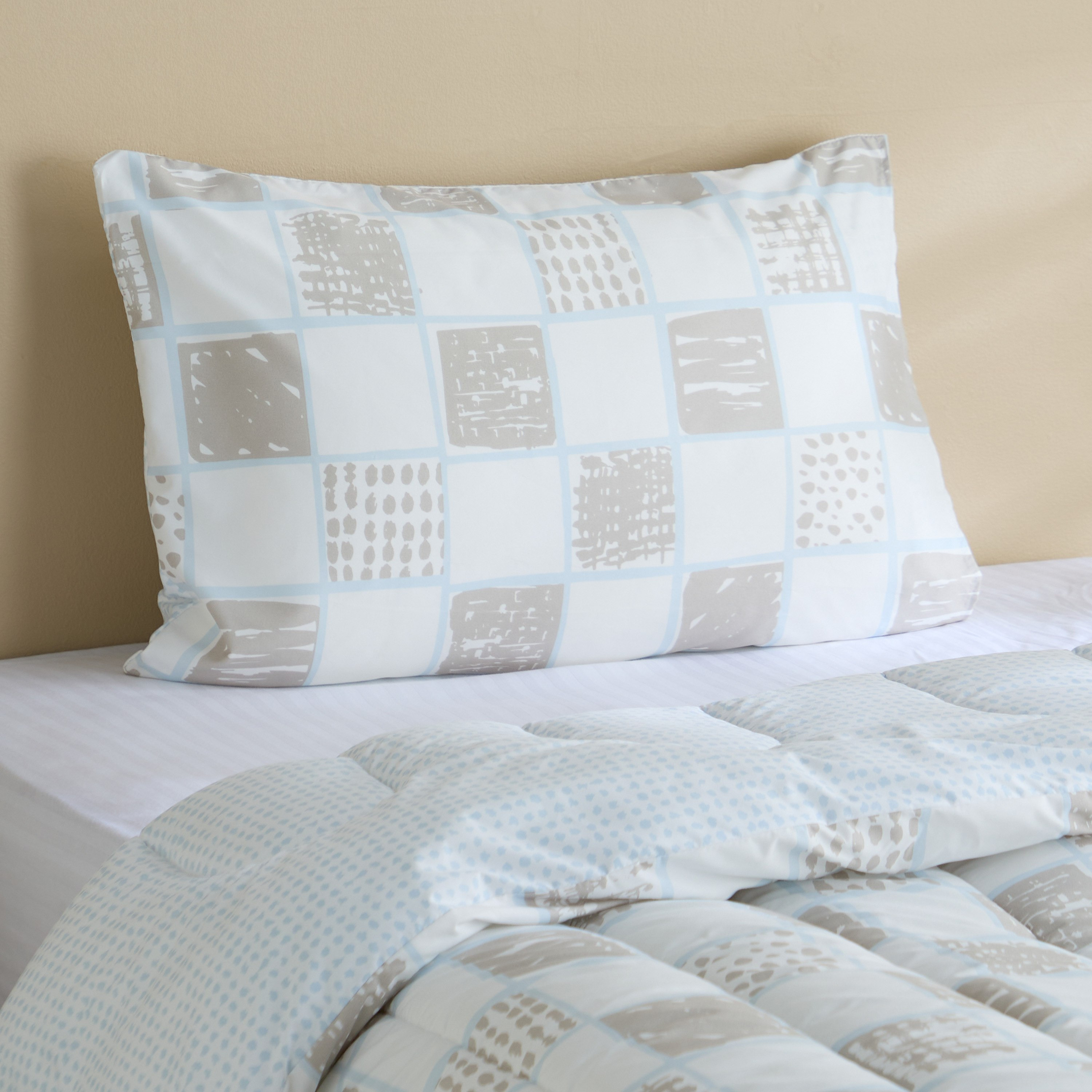 طقم لحاف توين مايكروفايبر قطعتين بطبعات ديلفا من أونتاريو - 160x220 سم-hbxhomeware-hbxbedroom-image-1