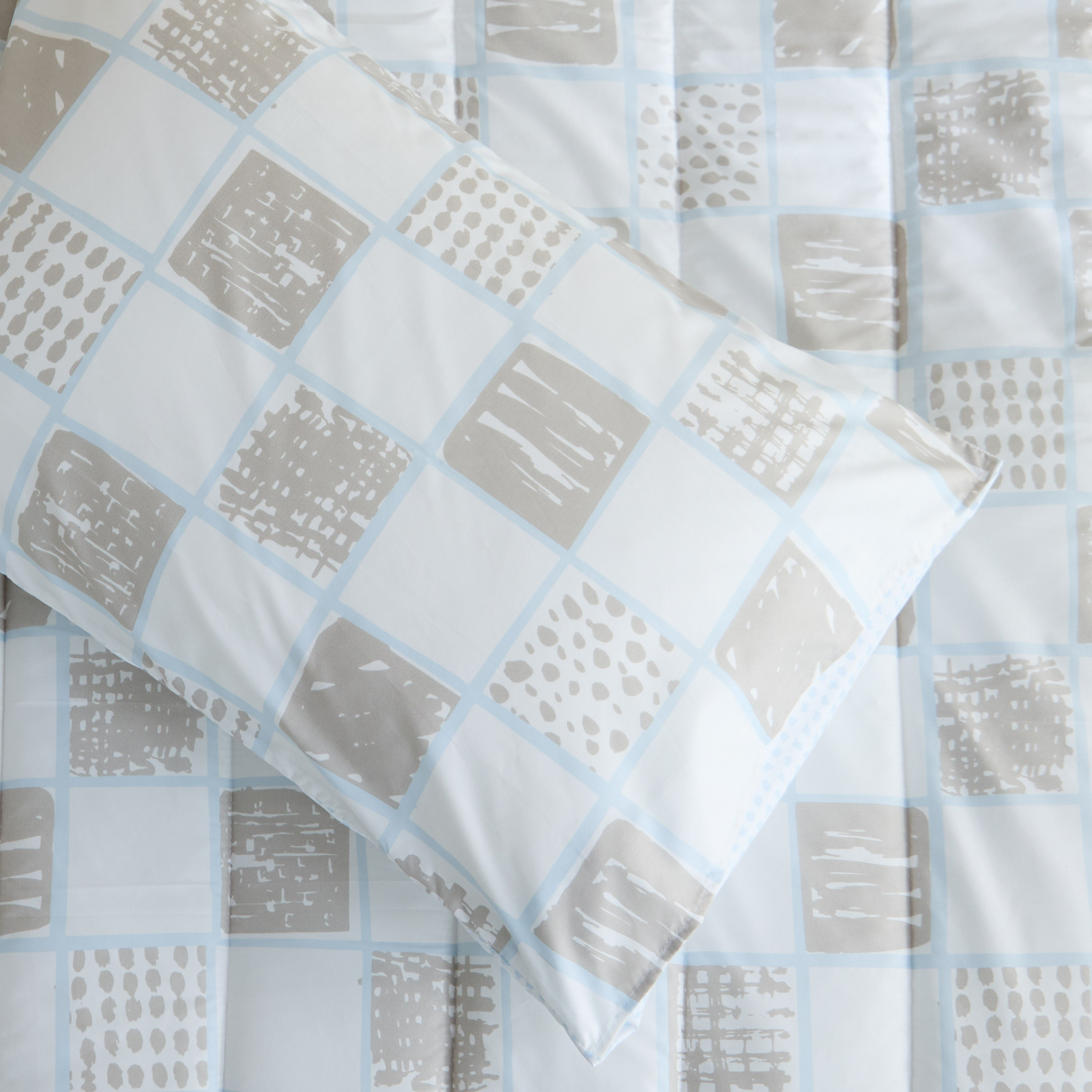 طقم لحاف توين مايكروفايبر قطعتين بطبعات ديلفا من أونتاريو - 160x220 سم-hbxhomeware-hbxbedroom-image-5