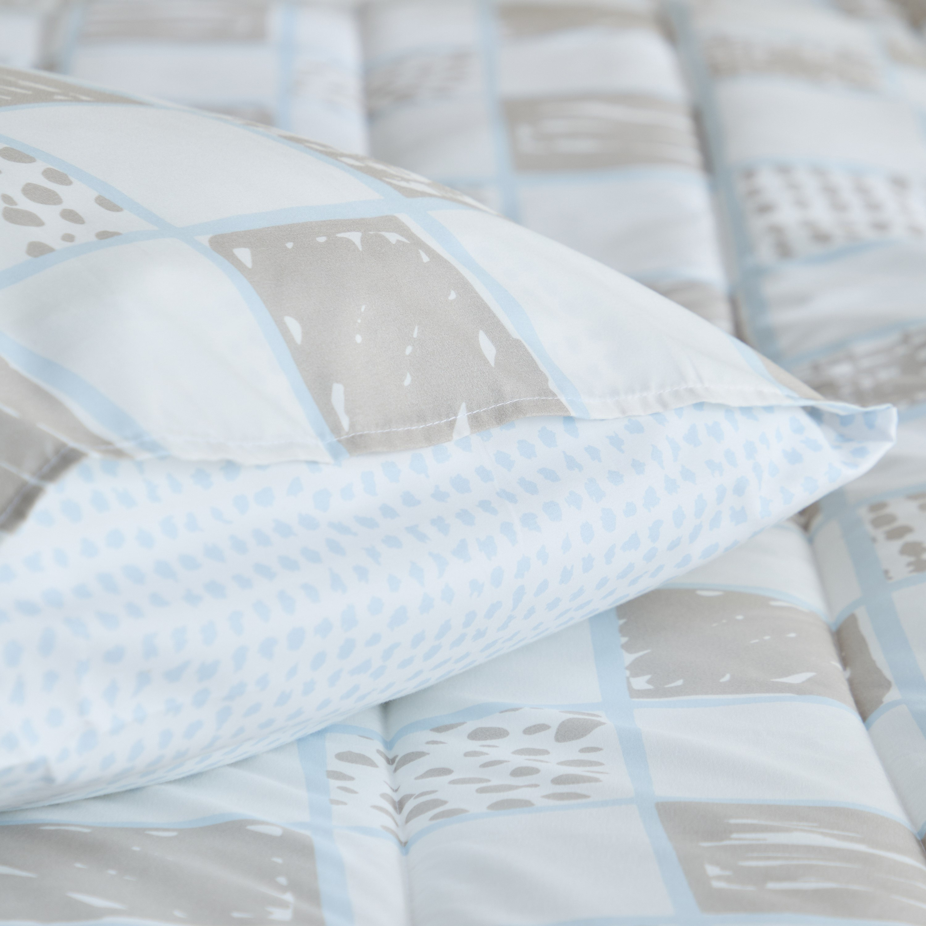 طقم لحاف توين مايكروفايبر قطعتين بطبعات ديلفا من أونتاريو - 160x220 سم-hbxhomeware-hbxbedroom-image-6
