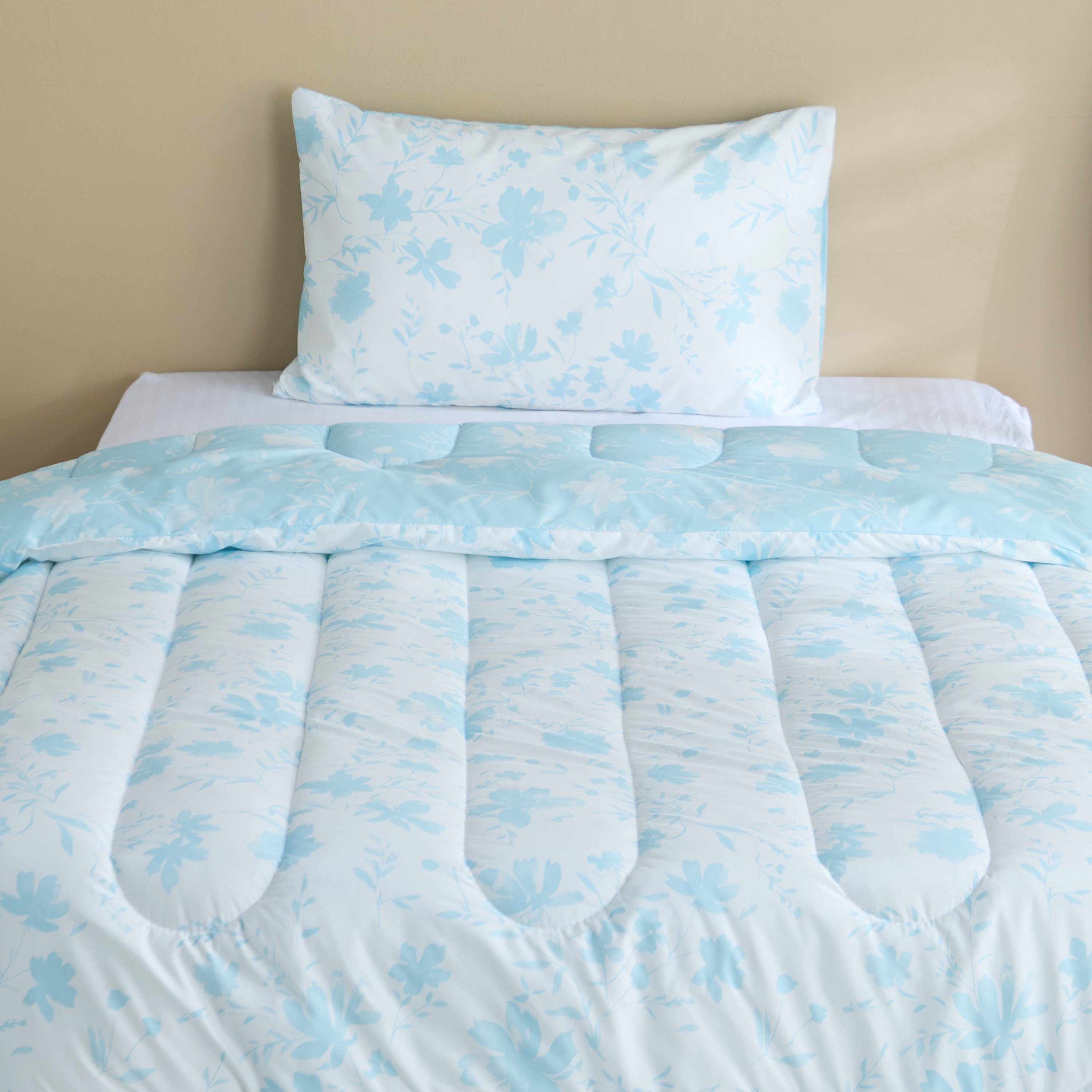 Ontario Dells 2-Piece Printed Microfibre Twin Comforter Set - 160x220 cm-hbxhomeware-hbxbedroom-image-2