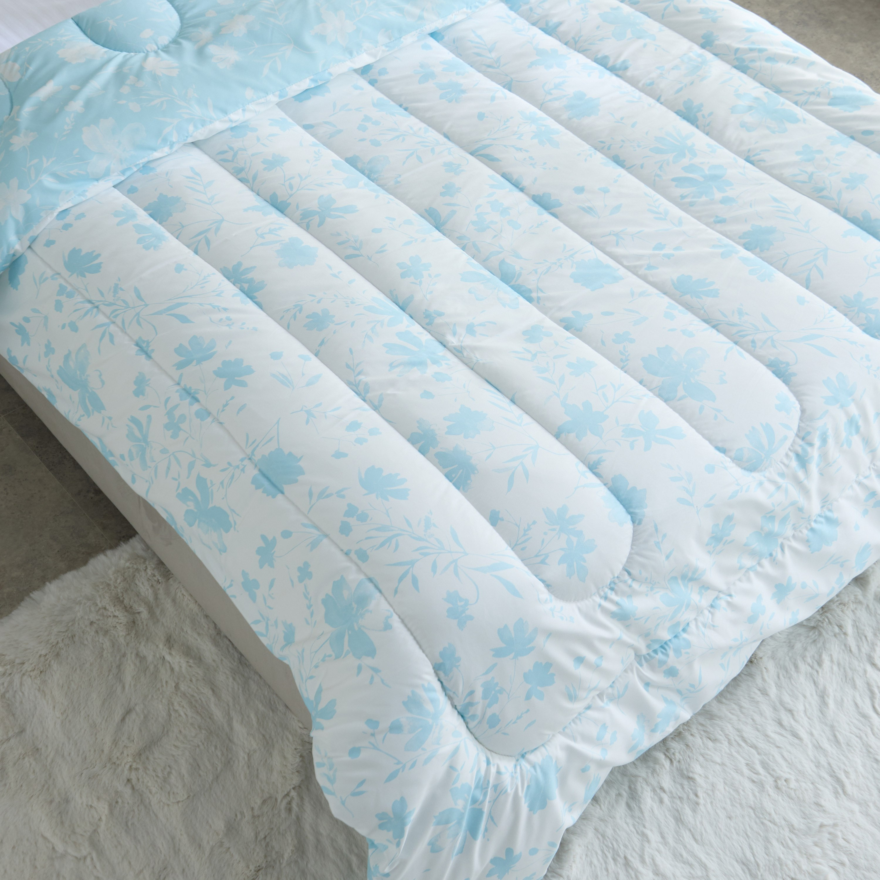 Ontario Dells 2-Piece Printed Microfibre Twin Comforter Set - 160x220 cm-hbxhomeware-hbxbedroom-image-3
