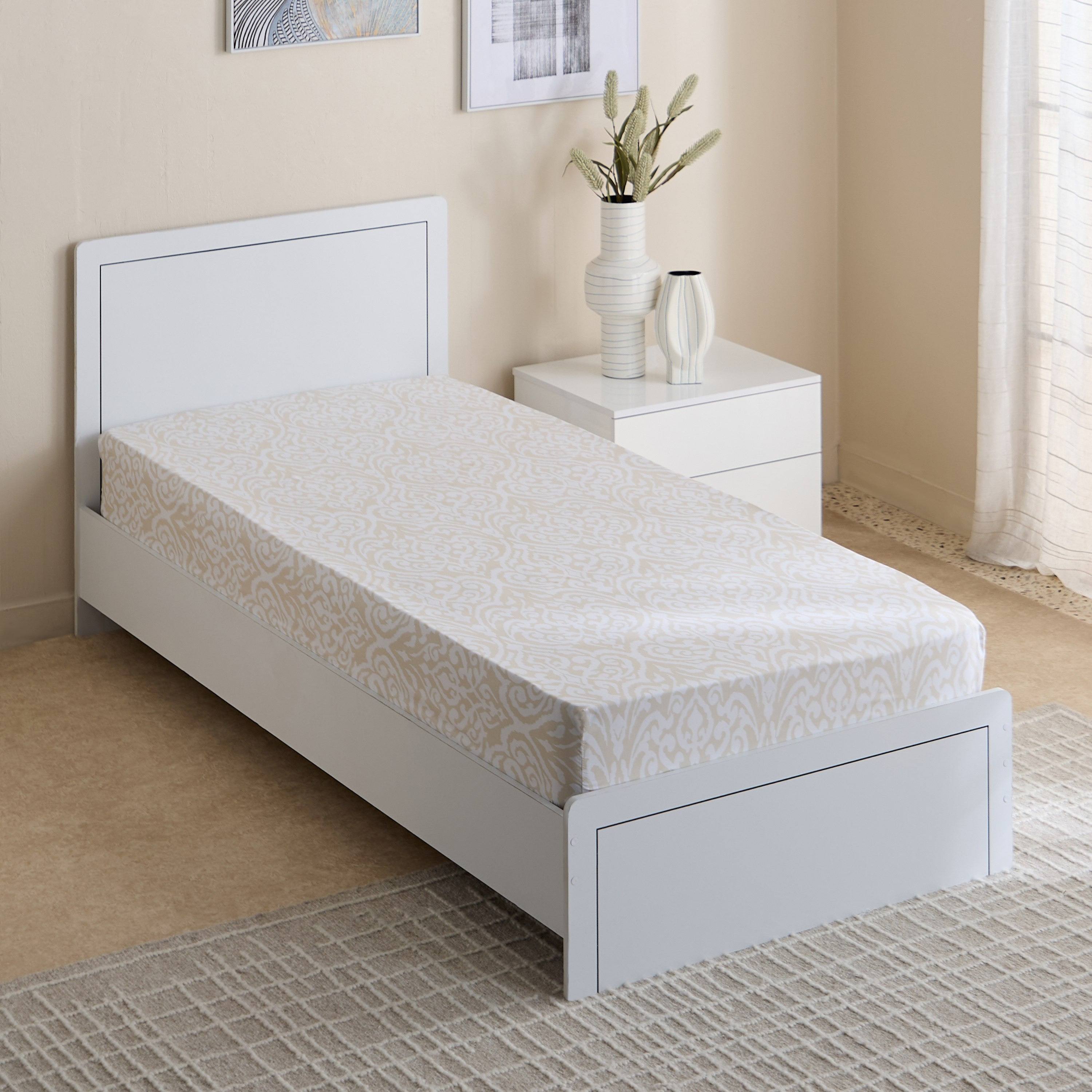 شرشف مطاطي فردي إيسن من ماتركس - 90x200+20 سم-hbxhomeware-hbxbedroom-image-2