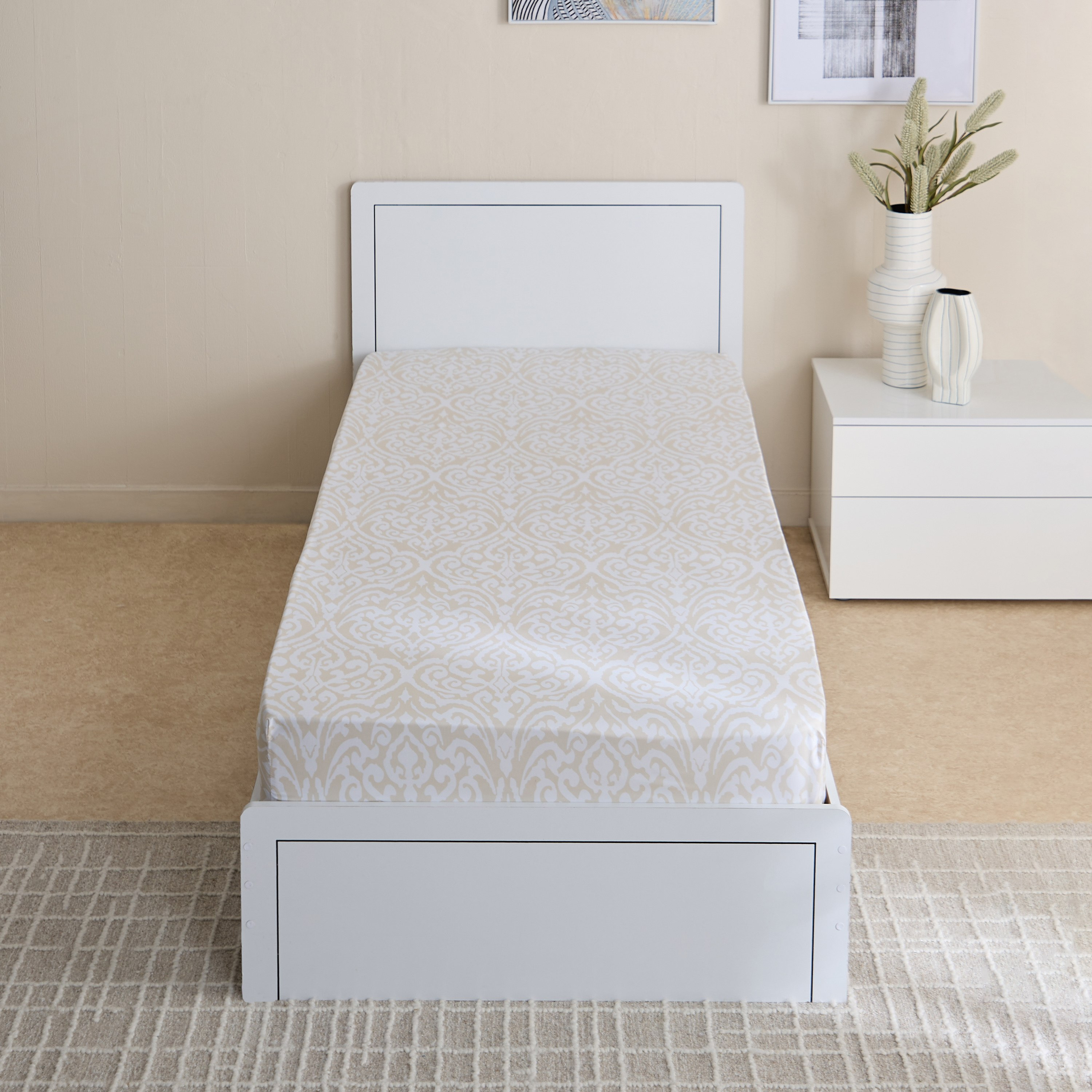 شرشف مطاطي فردي إيسن من ماتركس - 90x200+20 سم-hbxhomeware-hbxbedroom-image-3