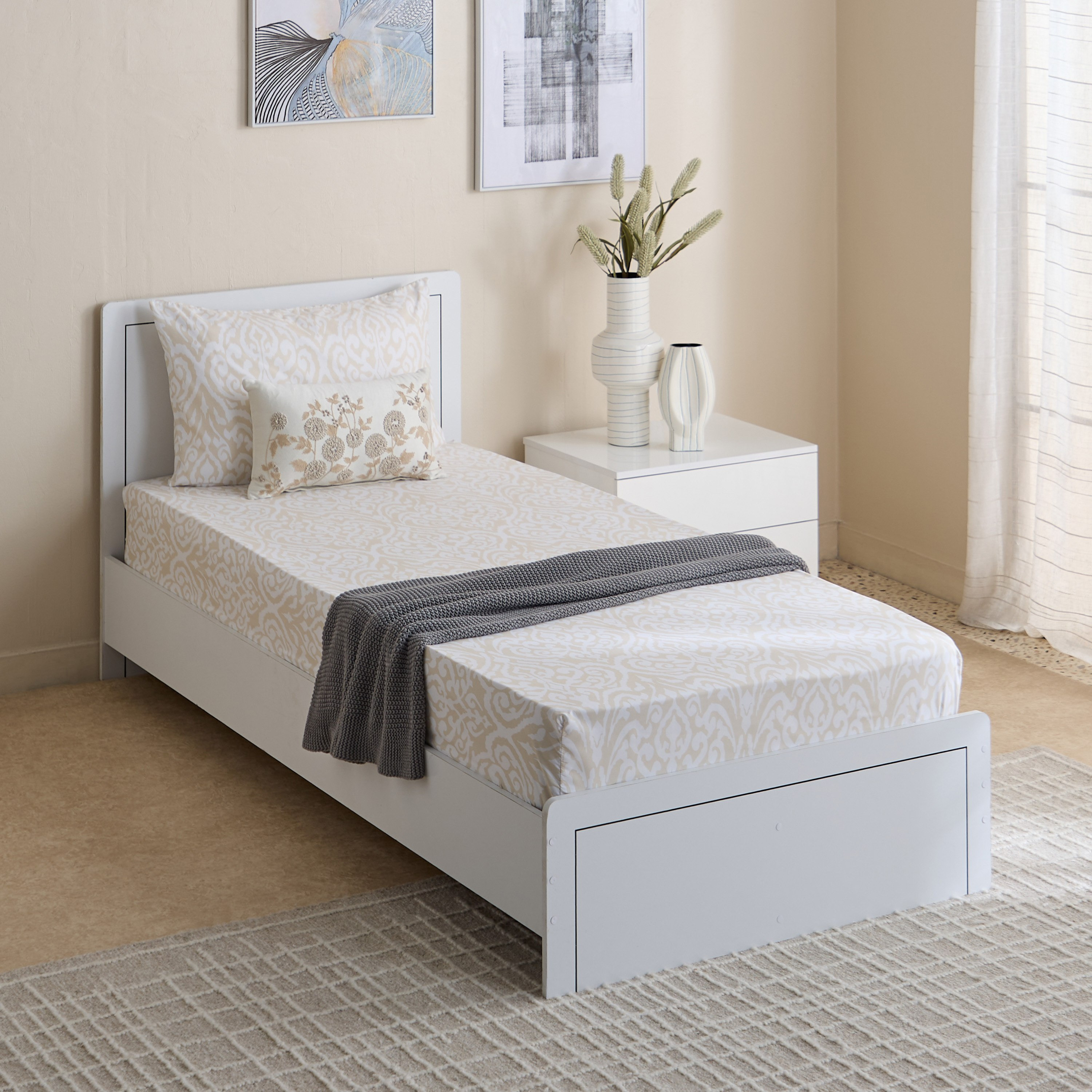 طقم شرشف مسطح فردي قطعتين إيسين من ماتريكس - 140x240 سم-hbxhomeware-hbxbedroom-image-9