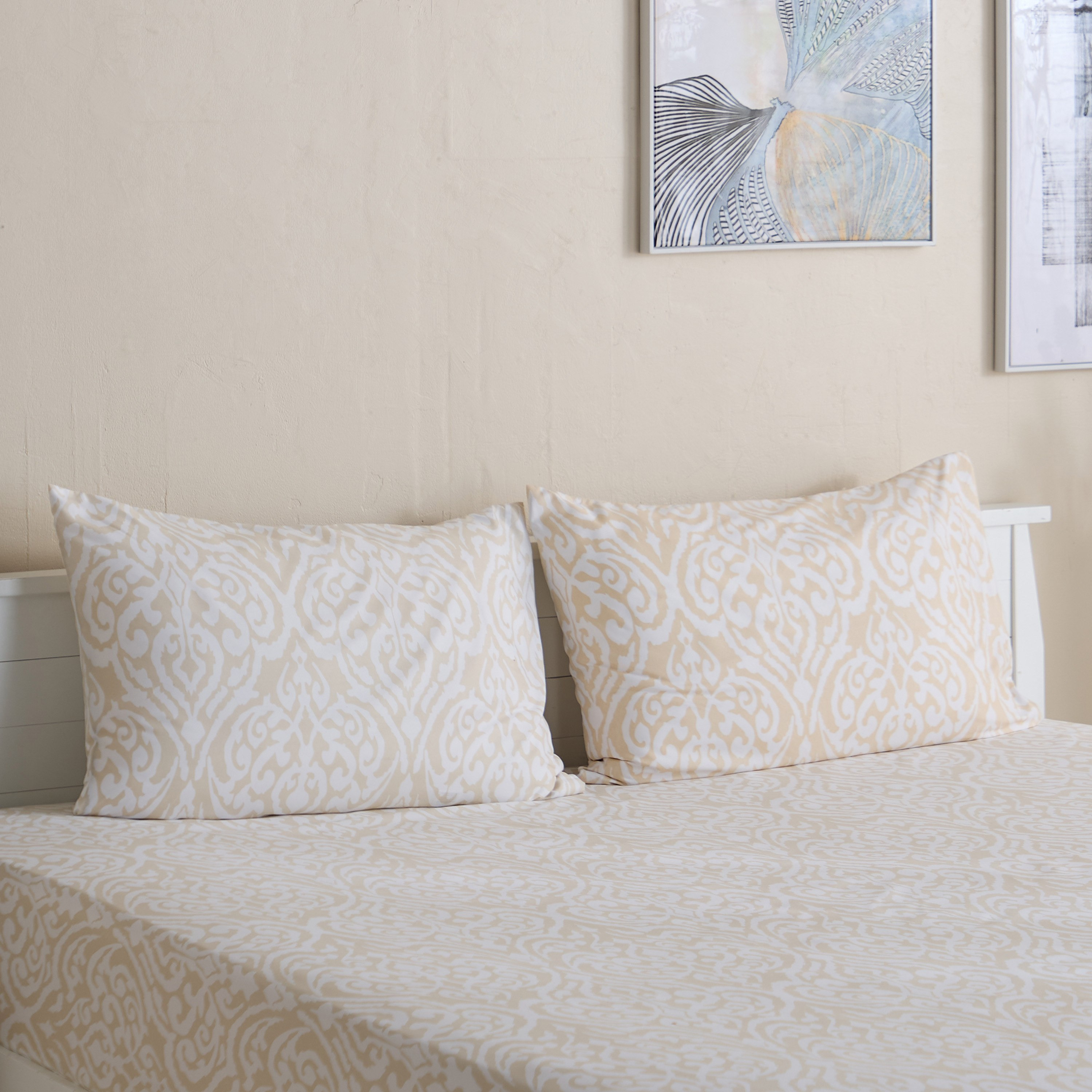 Matrix Essen 3-Piece King Flat Sheet Set - 240x240 cm-hbxhomeware-hbxbedroom-image-1
