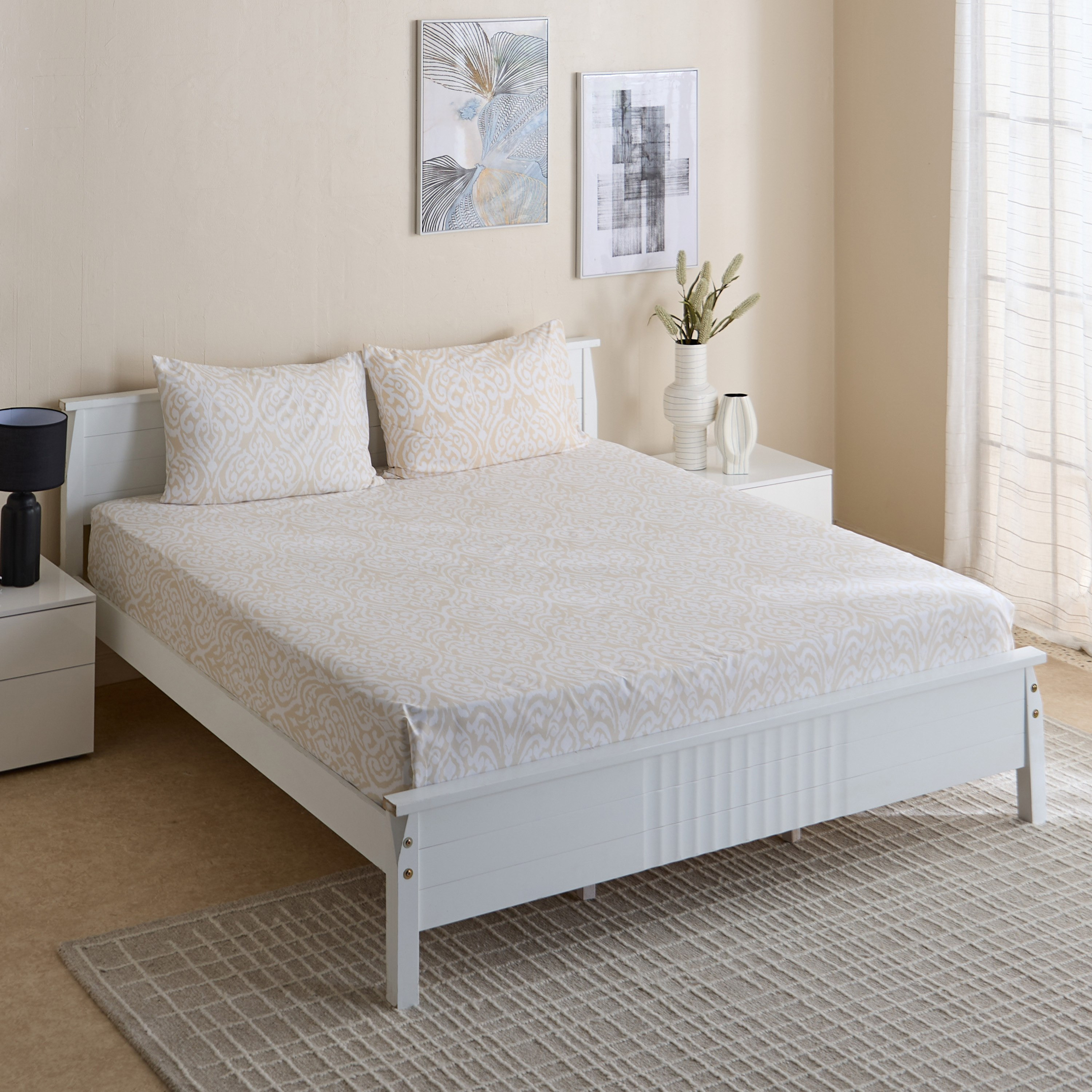 Matrix Essen 3-Piece King Flat Sheet Set - 240x240 cm-hbxhomeware-hbxbedroom-image-2