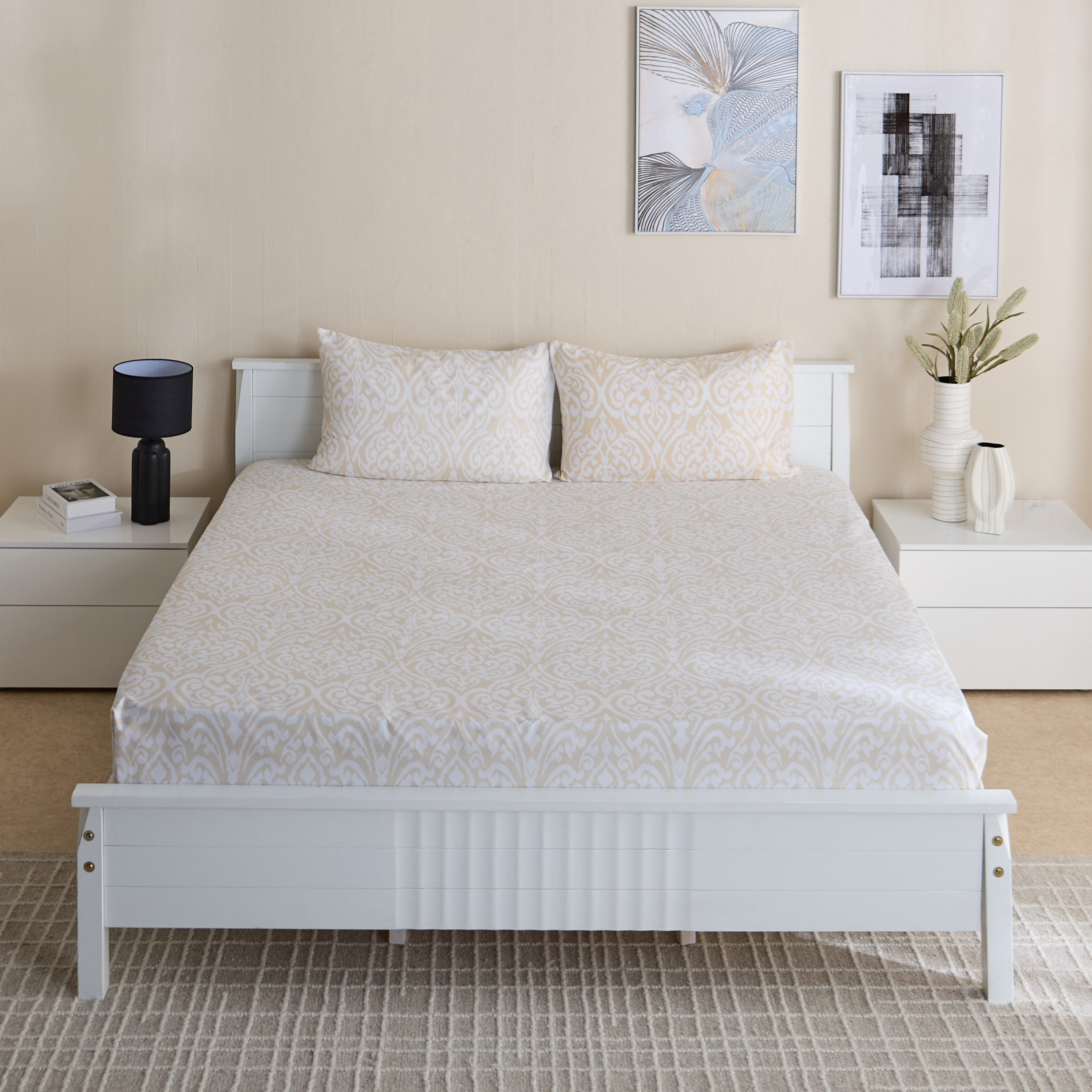 Matrix Essen 3-Piece King Flat Sheet Set - 240x240 cm-hbxhomeware-hbxbedroom-image-3
