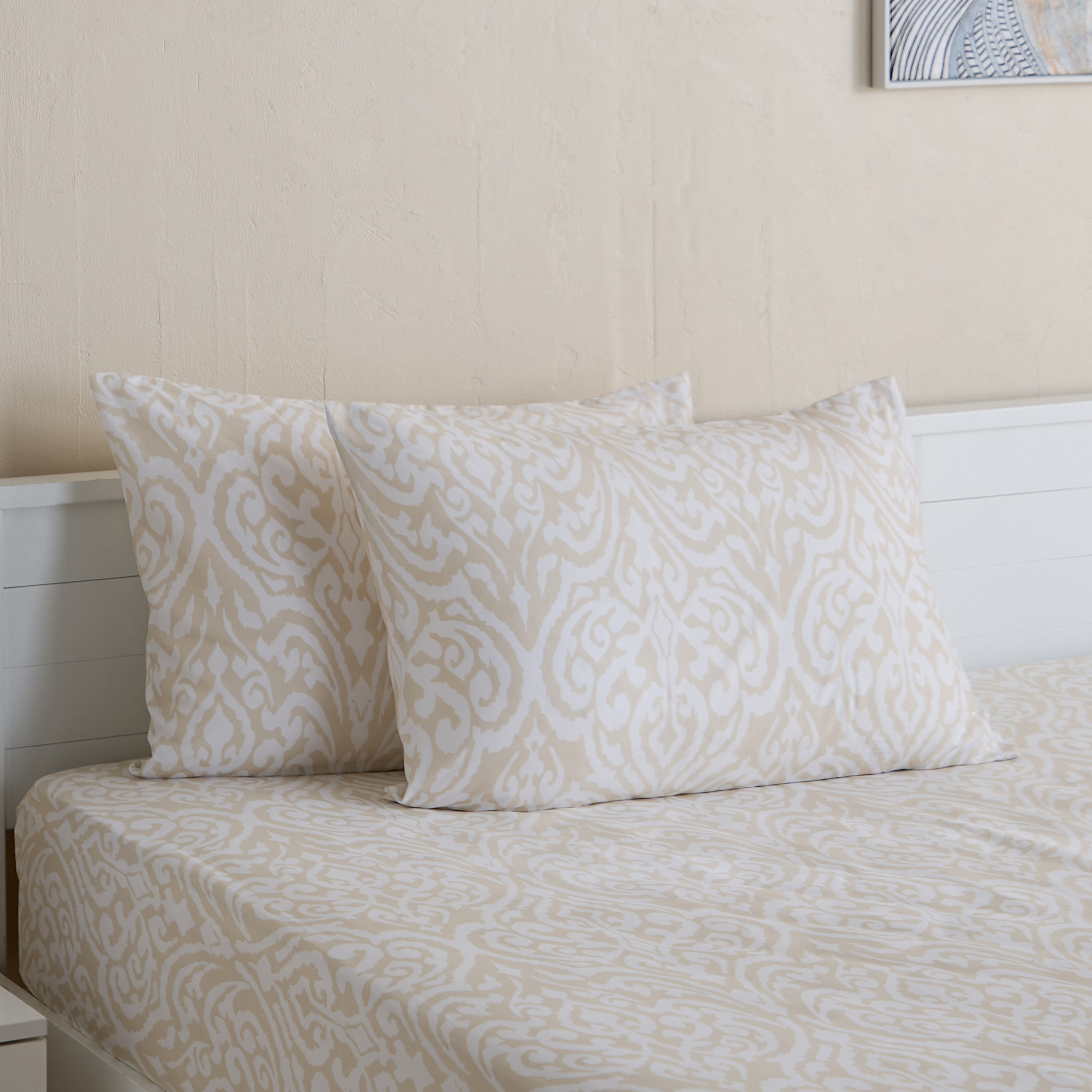 Matrix Essen 2-Piece Printed Microfiber Pillow Cover Set - 50x75 cm-hbxhomeware-hbxbedroom-image-1