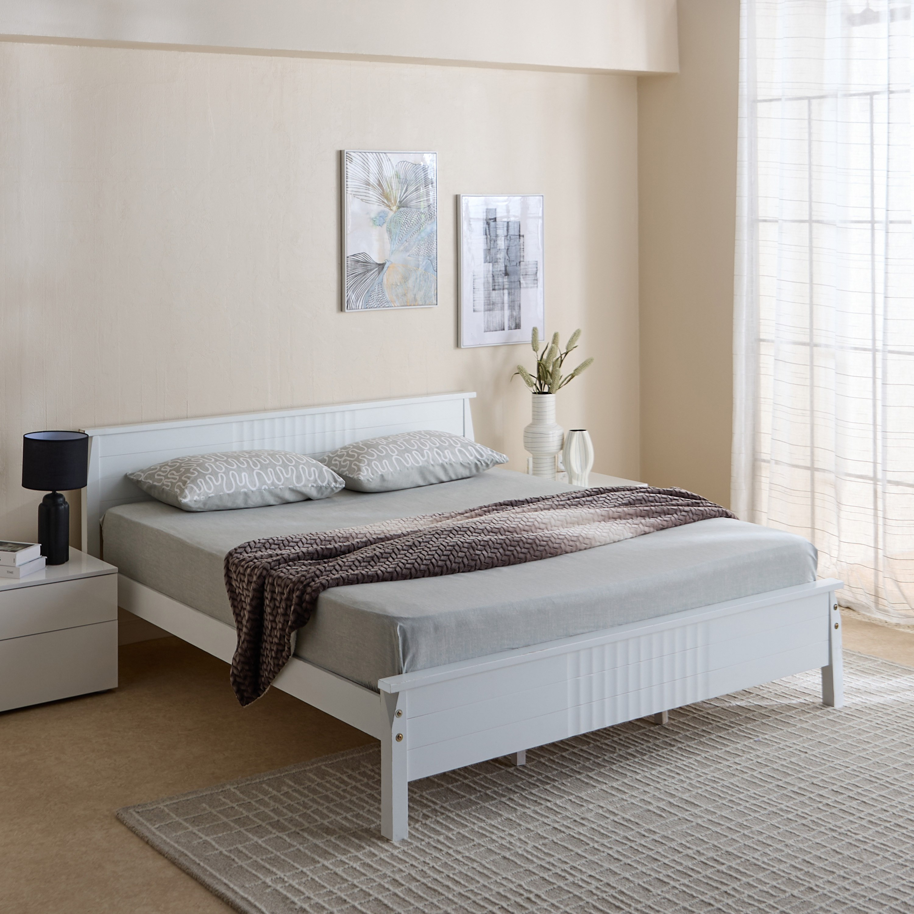 شرشف مطاطي كينج هالي من ماتريكس - 180x200+20 سم-hbxhomeware-hbxbedroom-image-7