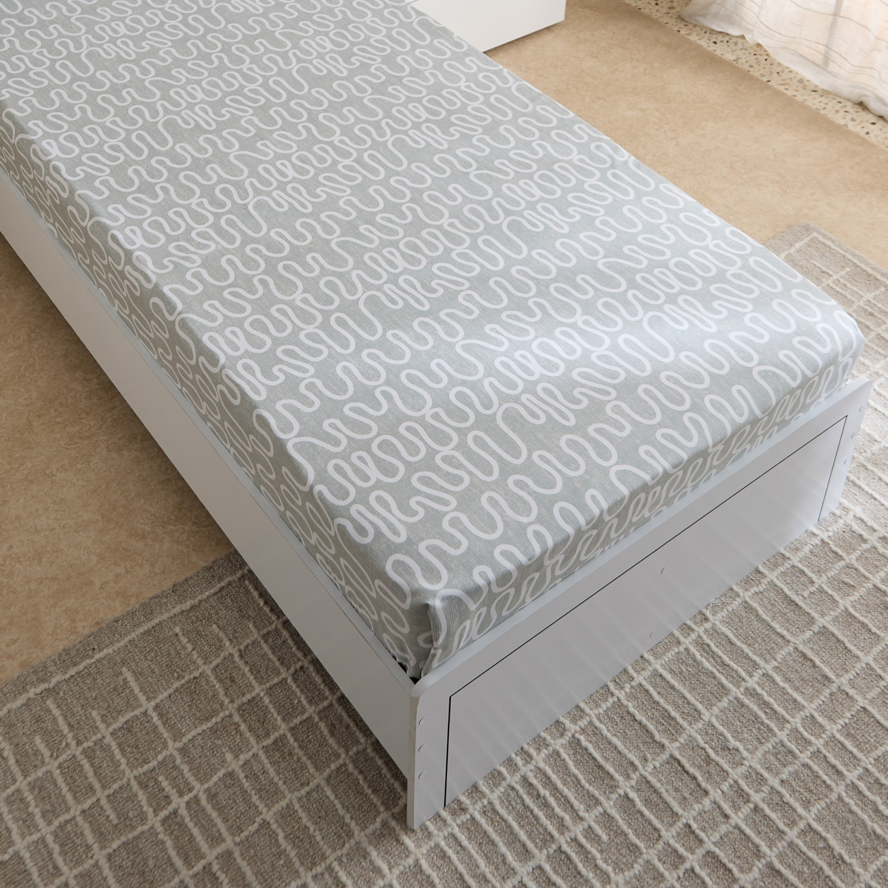 طقم شرشف مسطّح فردي من قطعتين هالي من ماتريكس - 140×240 سم-hbxhomeware-hbxbedroom-image-4