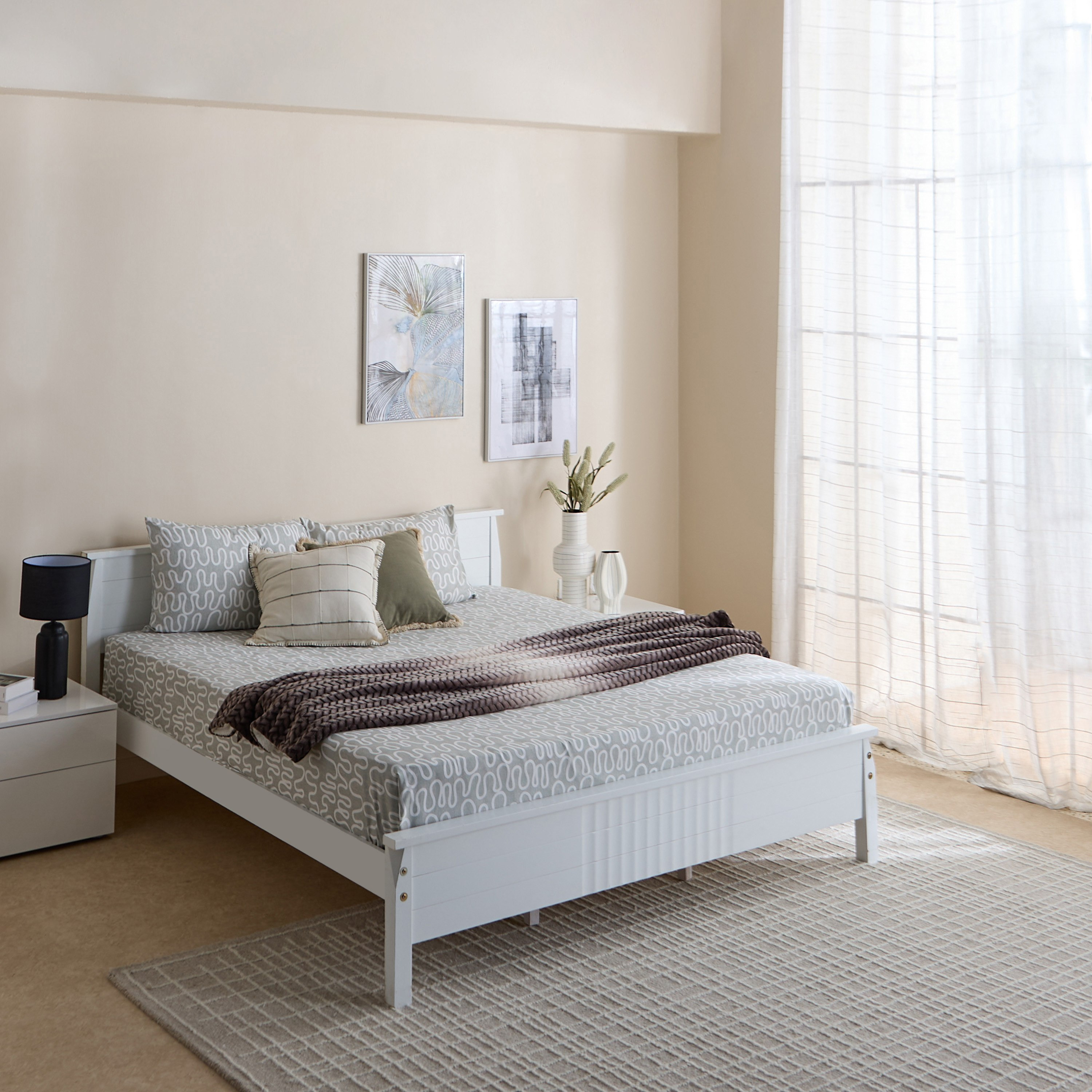 طقم شرشف مسطح كينج 3 قطع بطبعات هالي من ماتريكس - 240x240 سم-hbxhomeware-hbxbedroom-image-9