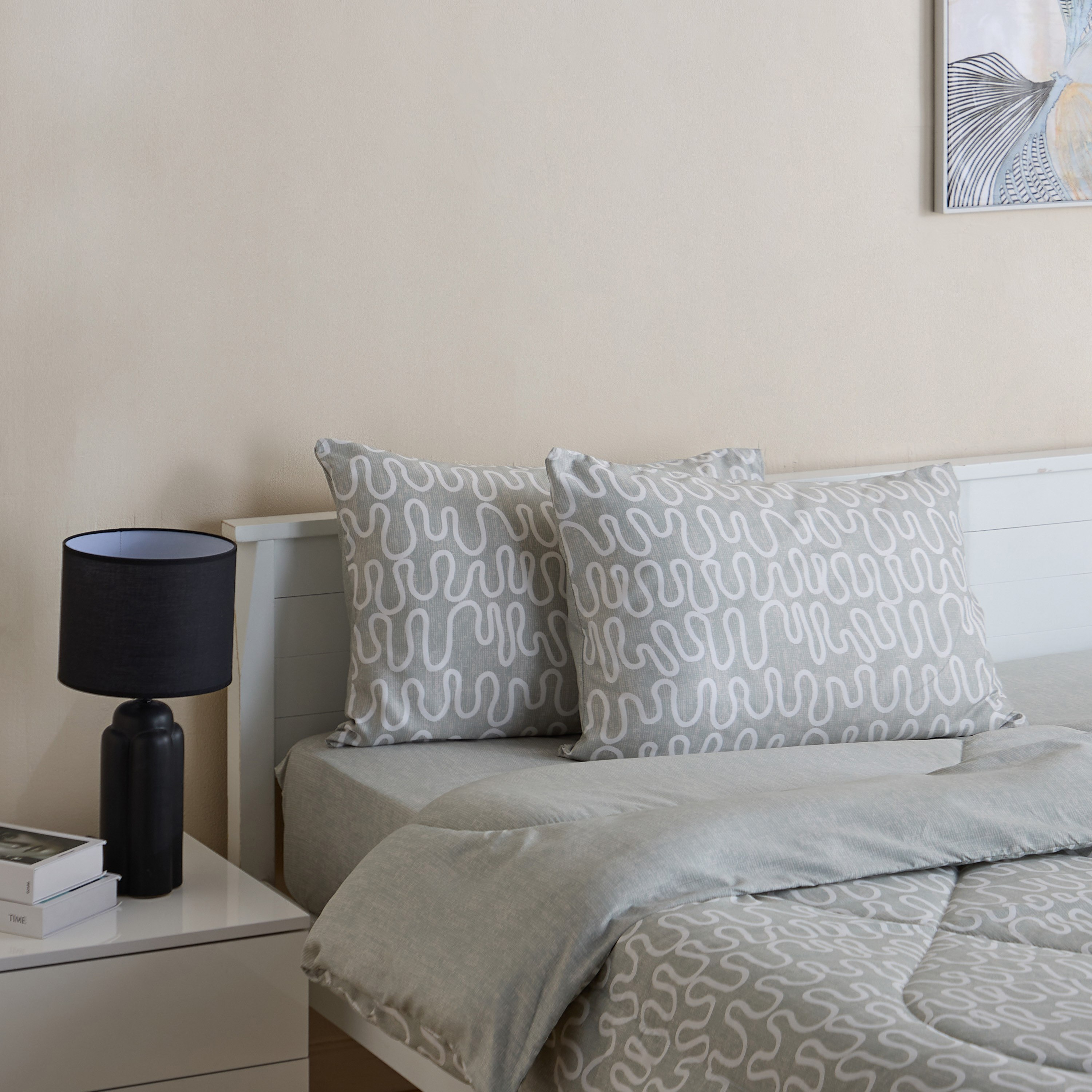 طقم أغطية وسائد ألياف دقيقة بطبعات قطعتين هالي من ماتريكس - 50x75 سم-hbxhomeware-hbxbedroom-image-6