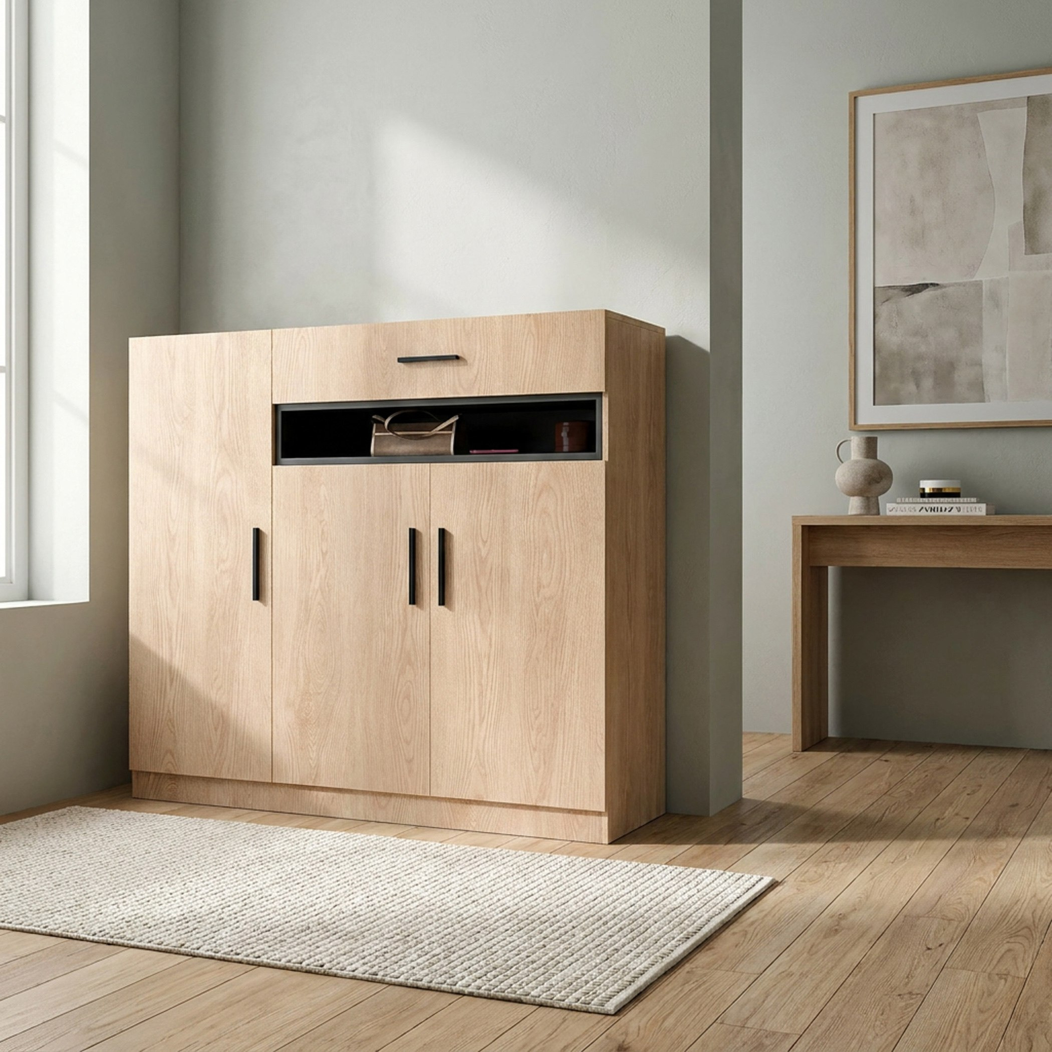 Movo Shelley 20-Pair Shoe Cabinet with 3 Doors and 1 Drawer-PROMO_HB_SA_HBX10_TH1000_NEW_031025-image-1