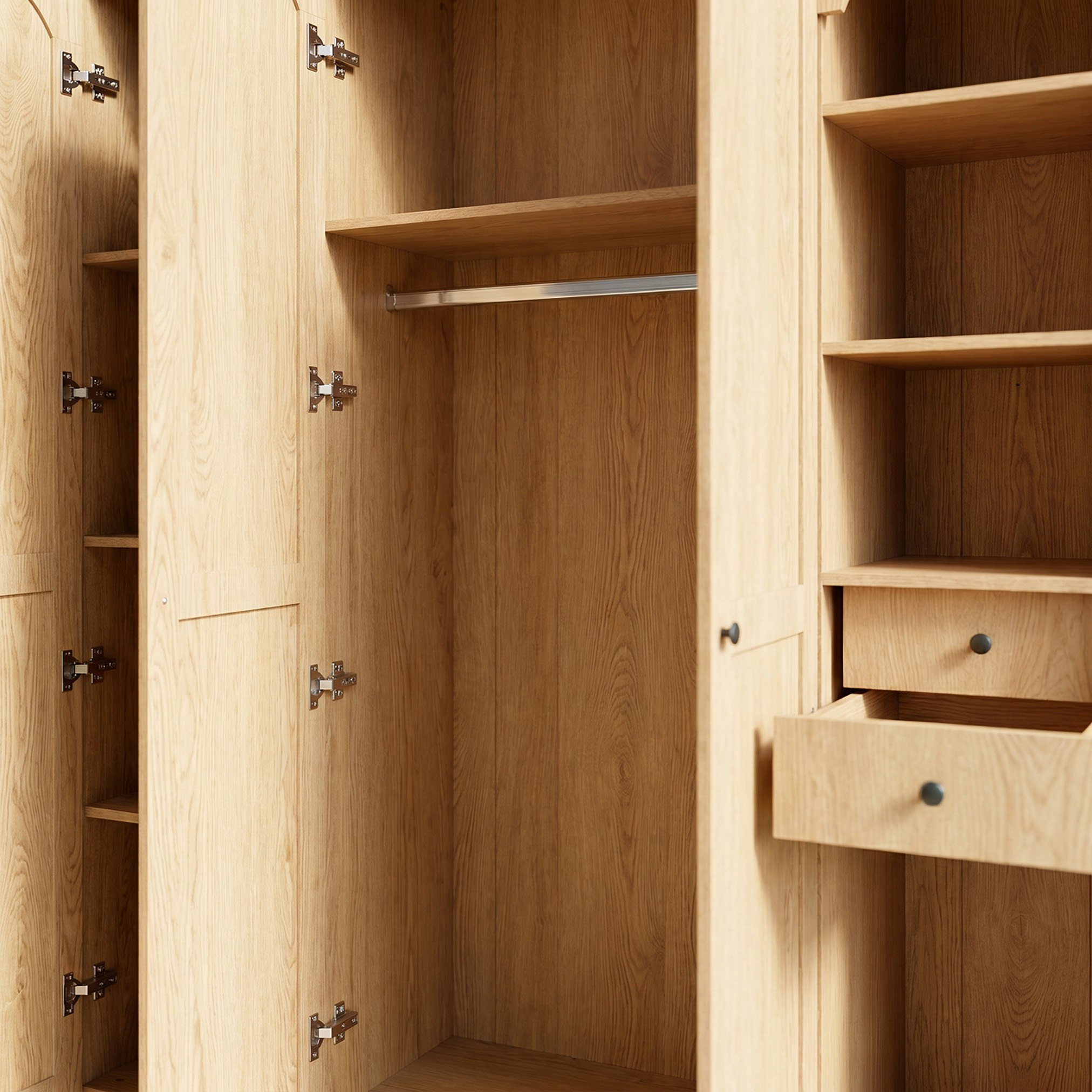 خزانة ملابس 3 أبواب و2 درج ووحدة تخزين من موڤو أركاديا-hbxfurniture-wardrobes-image-6