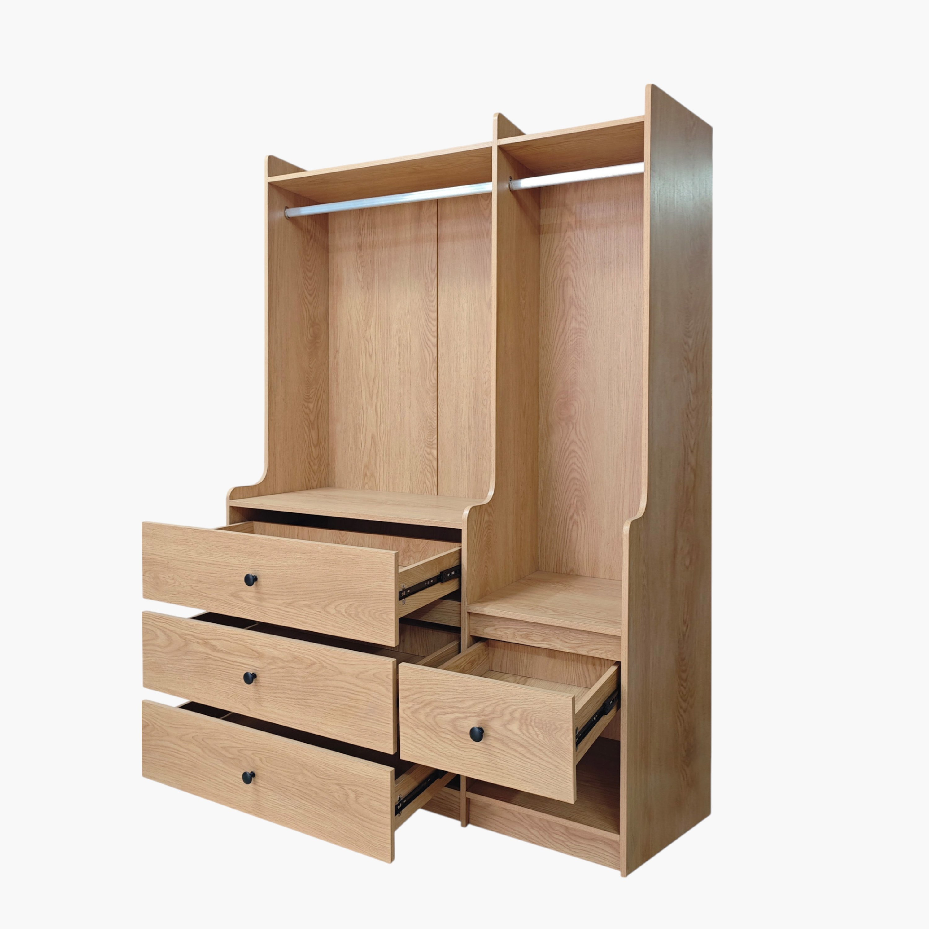 Movo Shelley Coat Rack Multifunctional Hanging Organizer with 4 Drawers-hbxhomeware-bathandlaundry-clothesdryingracks-image-4