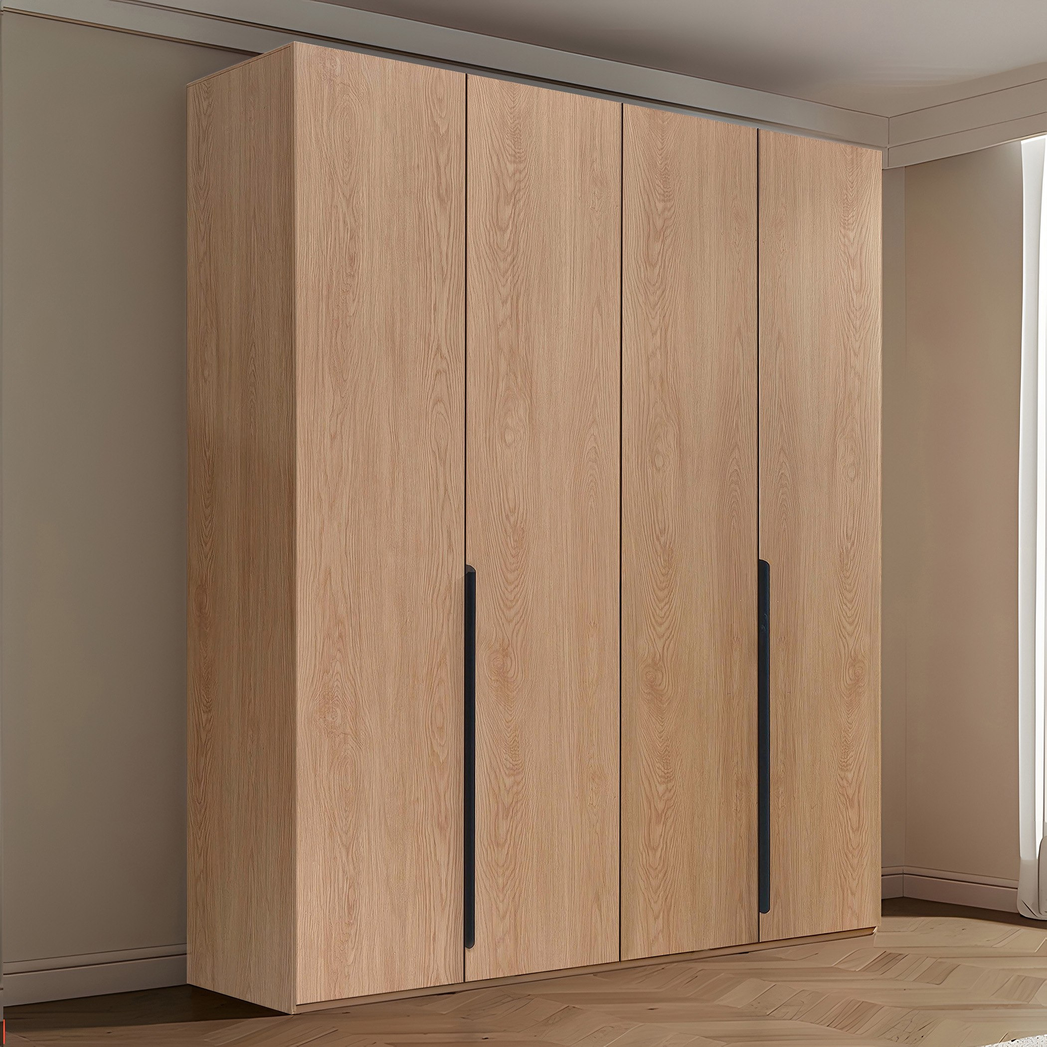 خزانة ملابس 4 أبواب من موڤو شيلي-hbxfurniture-wardrobes-image-1