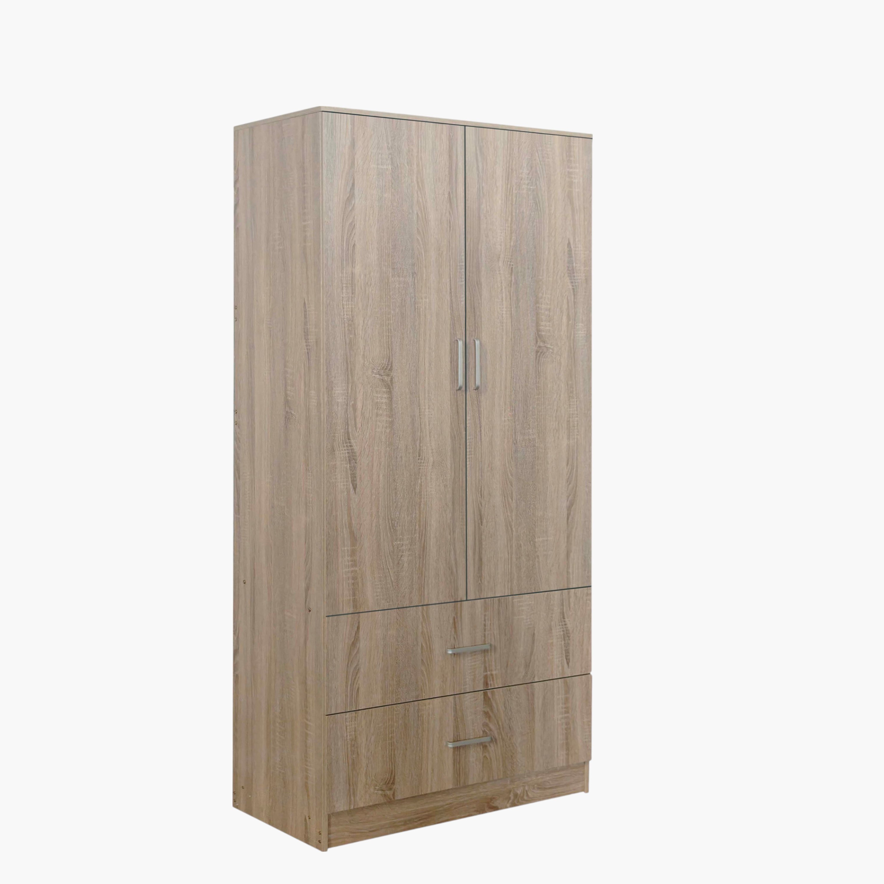 Buy Movo Coda 2-Door Wardrobe with 2 Drawers Online in KSA