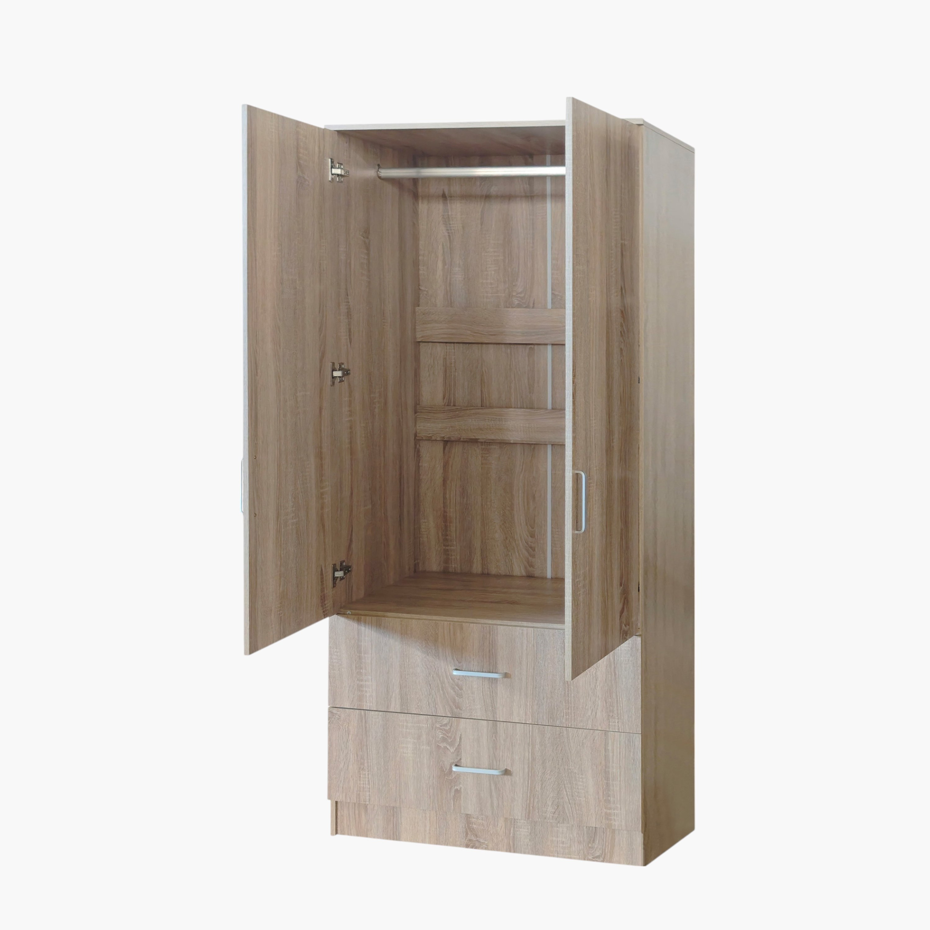 hide Closet Collection【美品】 Closet & Co 132-inch Custom Closet System - Bed Bath