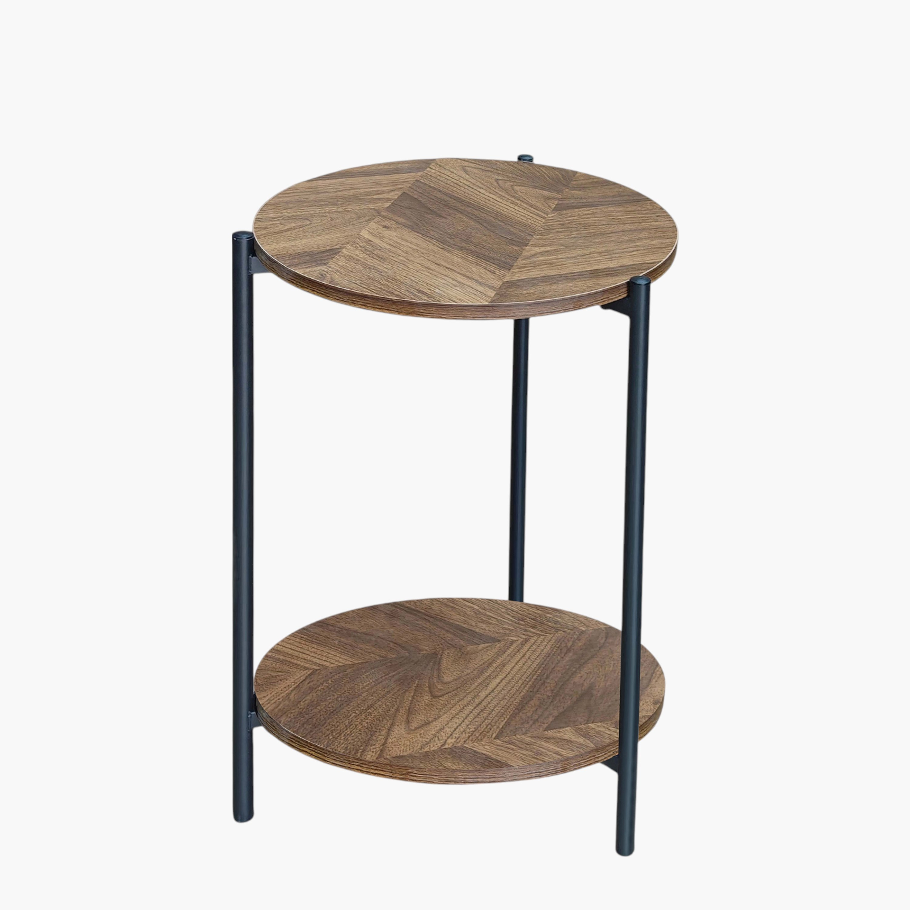 طاولة جانبية مستديرة مع رف من موڤو نينا-hbxfurniture-livingroom-endtables-image-2