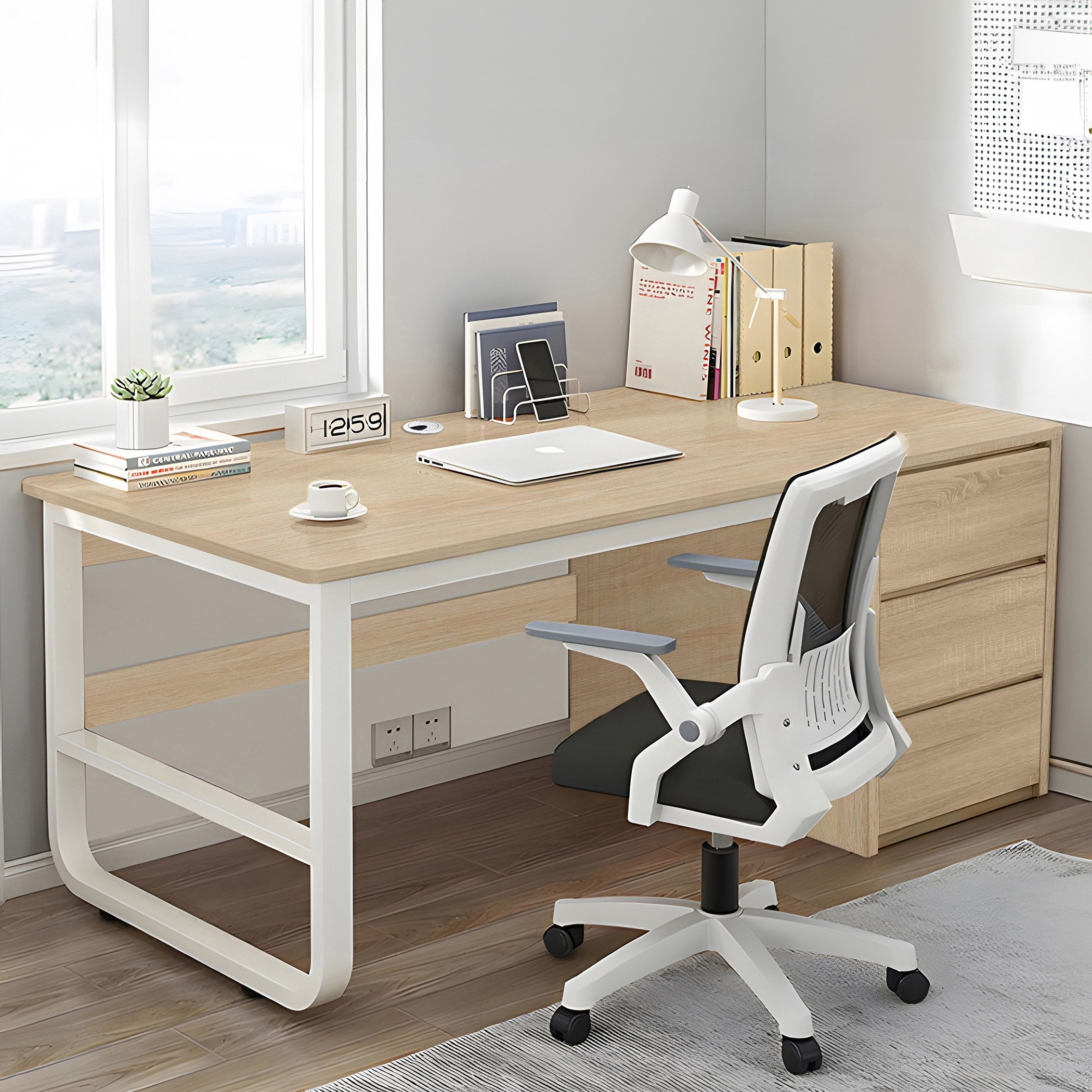 مكتب دراسة بـ3 أدراج من موڤو غاليري-hbxfurniture-office-desks-image-1