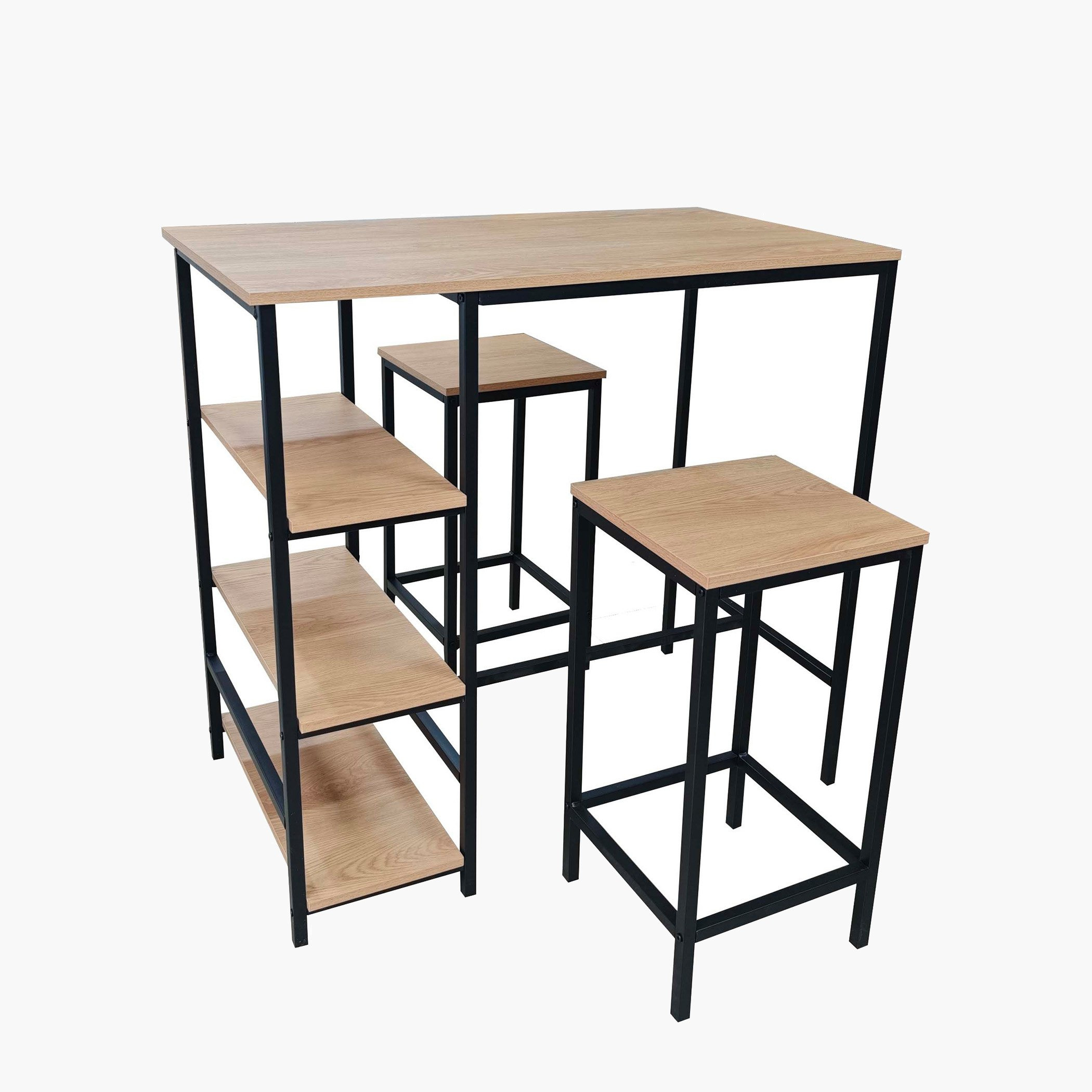 طاولة مرتفعة مع مقعدين ورف من موڤو إلجا-hbxfurniture-diningtablesandsets-diningsets-twoseater-image-3