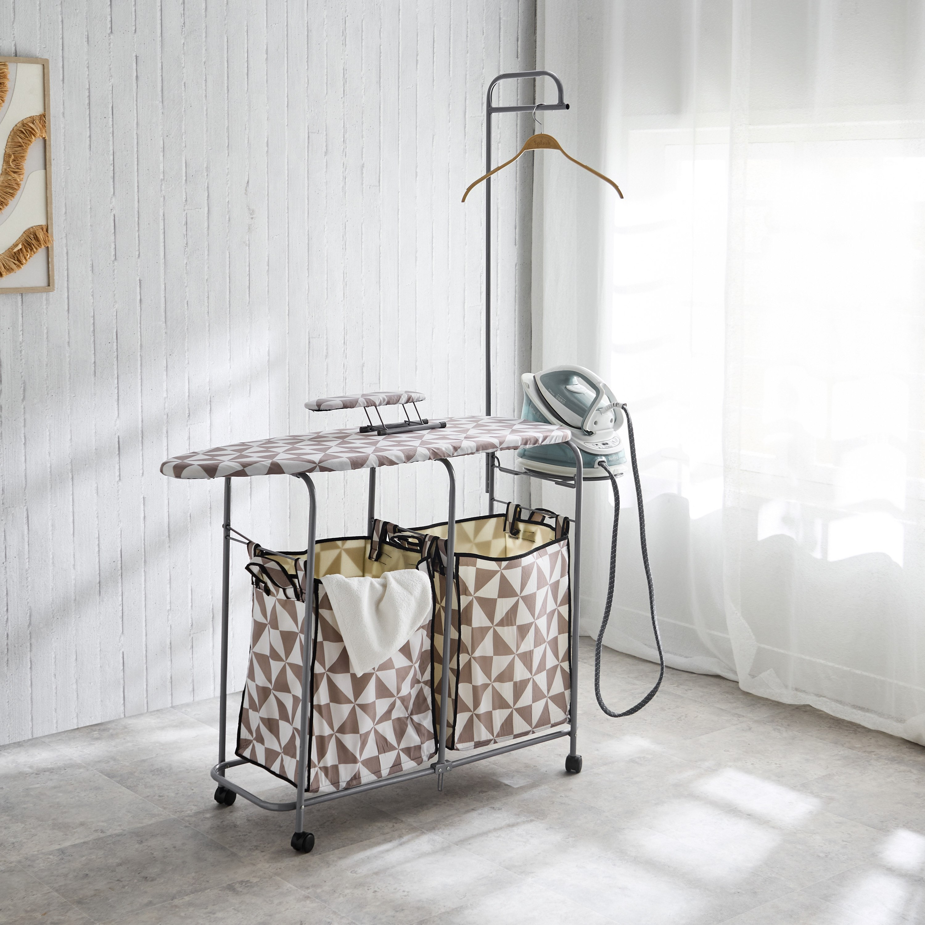 Corsica Foldable Ironing Board with Laundry Bag - 38x108 cm-PROMO_HB_AE_B1G1_250925-image-1