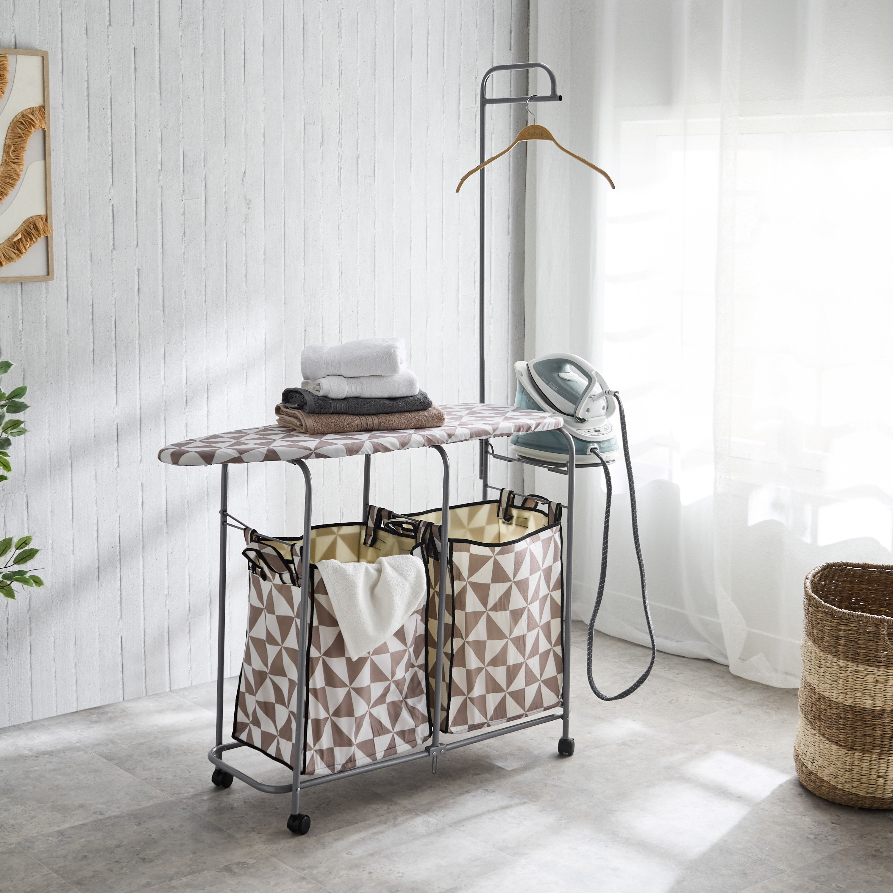 Corsica Foldable Ironing Board with Laundry Bag - 38x108 cm-PROMO_HB_AE_B1G1_250925-image-6