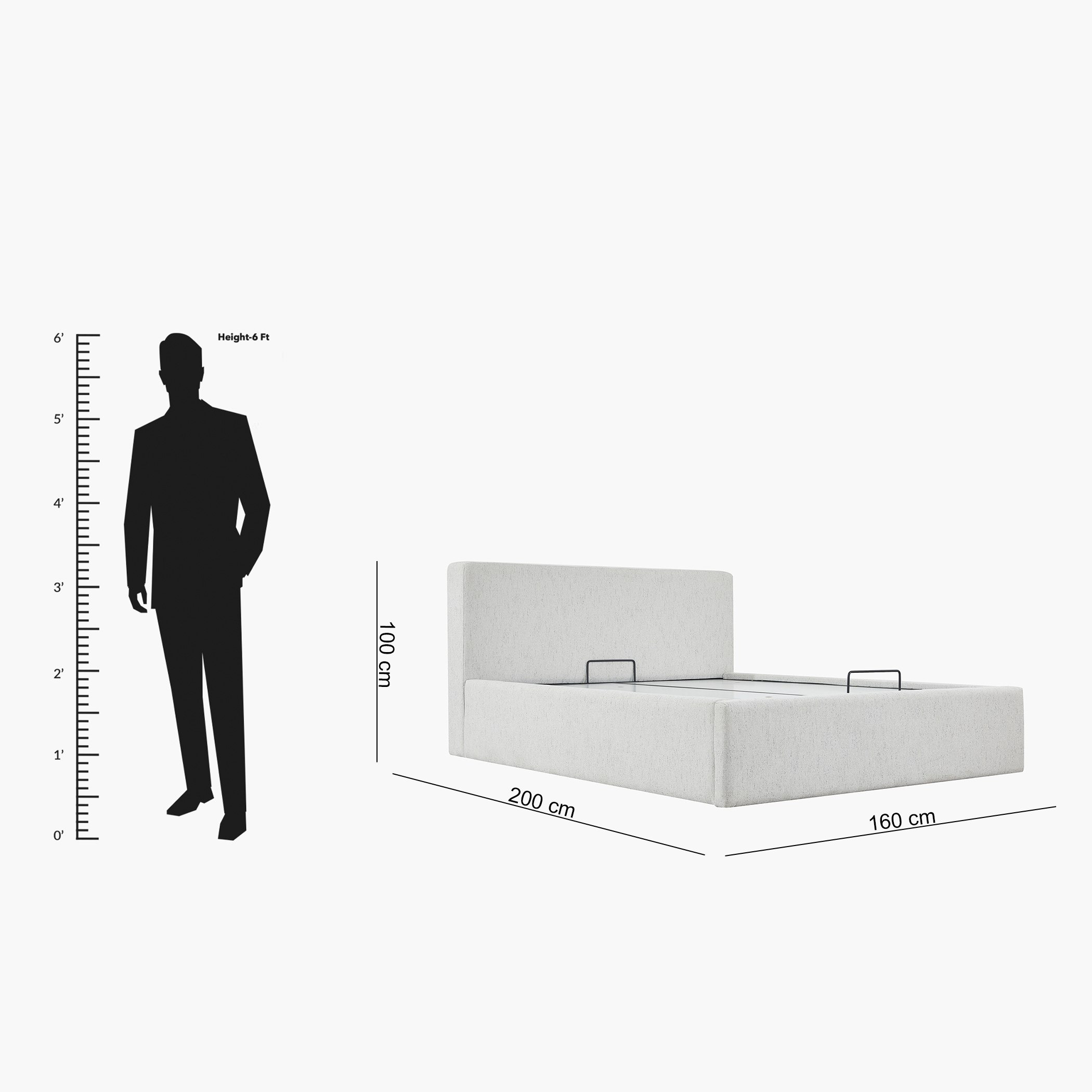 Liberty Upholstered Hydraulic Storage Queen Bed - 160x200 cm-hbxbedroom-bedsandbedsets-beds-queen-image-15