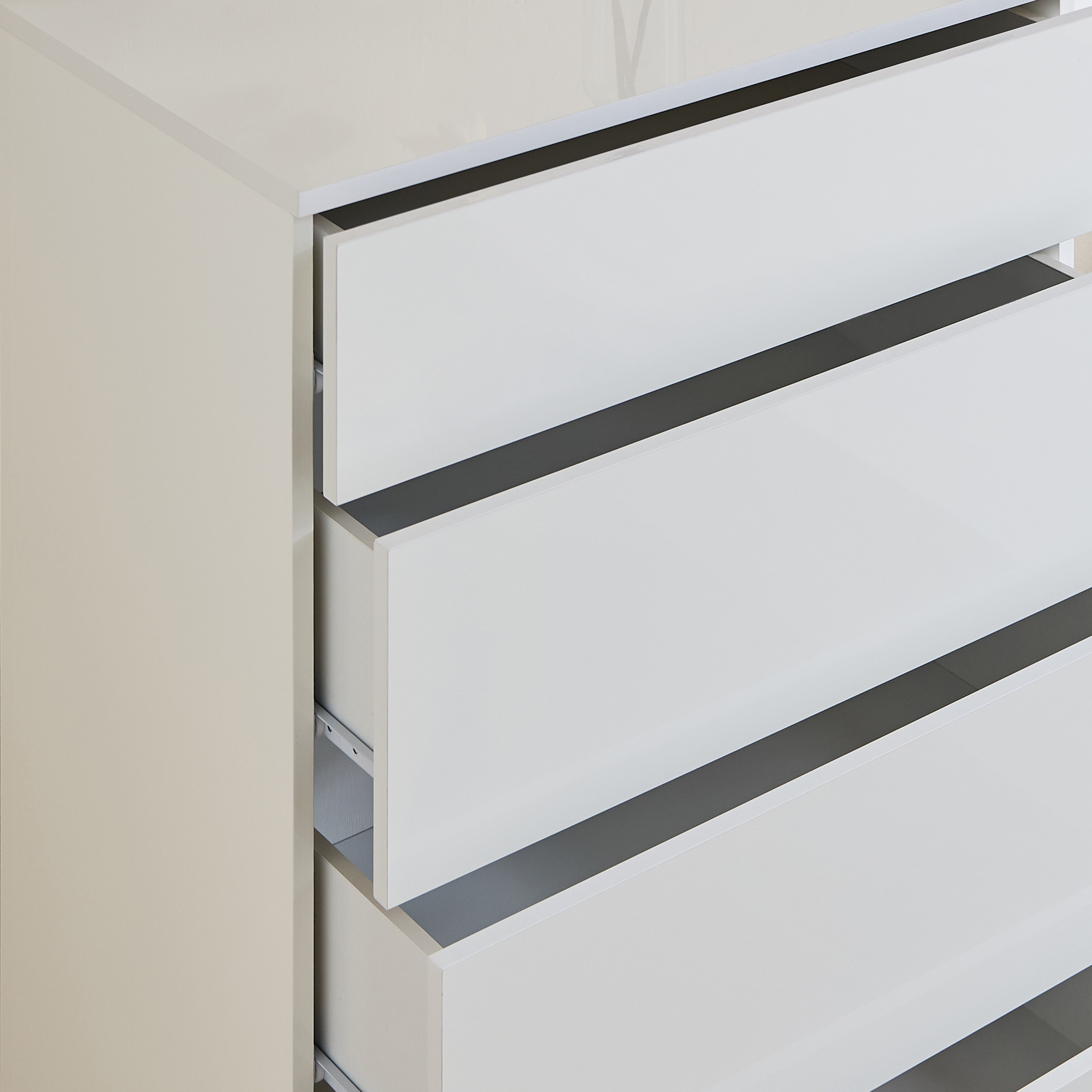 Liberty High Gloss Chest of 5-Drawers-hbxfurniture-dressersandchests-chestofdrawers-image-3