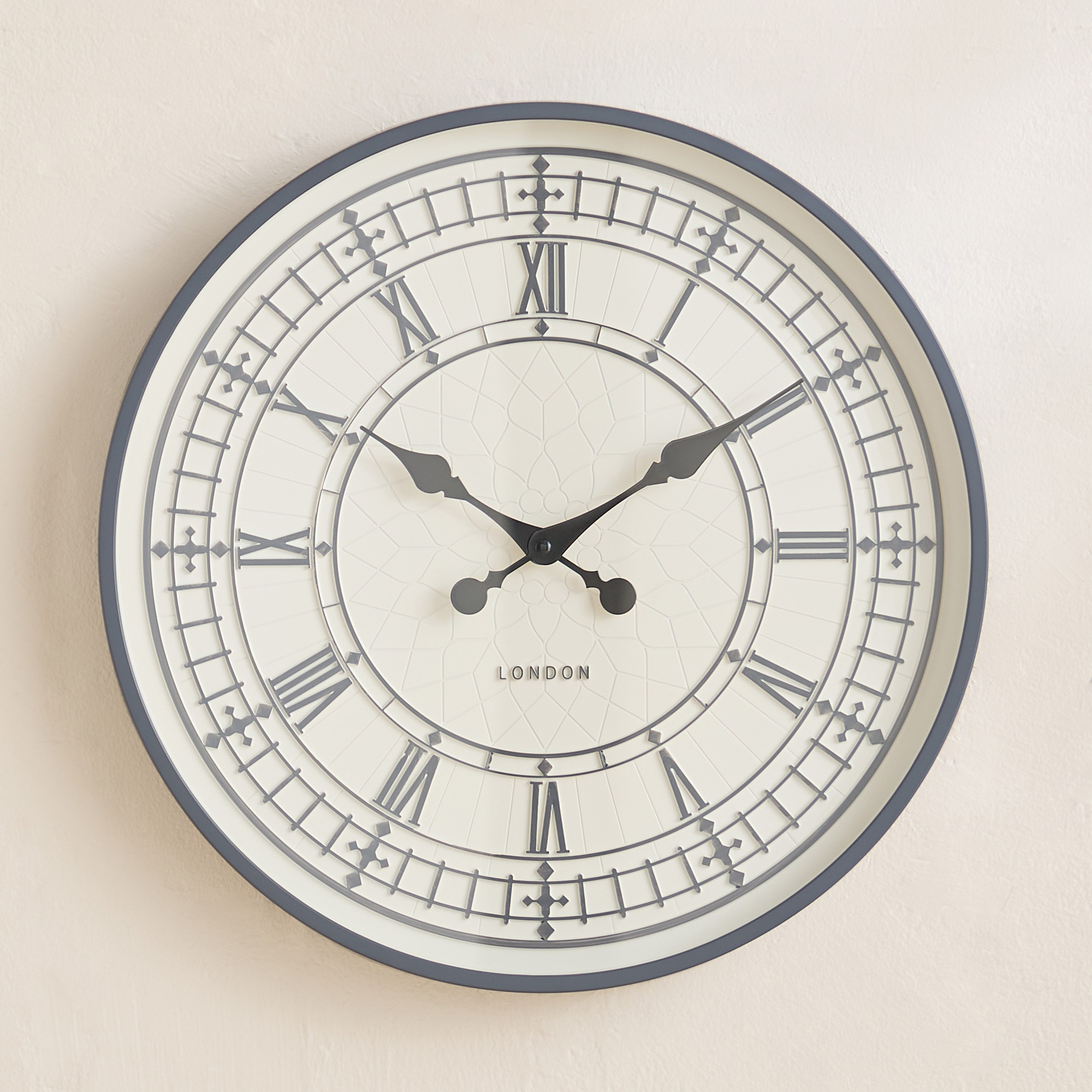 ساعة حائط جلوري من ساراتوجا - 40.6x40.6x4.3 سم-hbxhomeware-hbxdecorandfurnishings-image-2