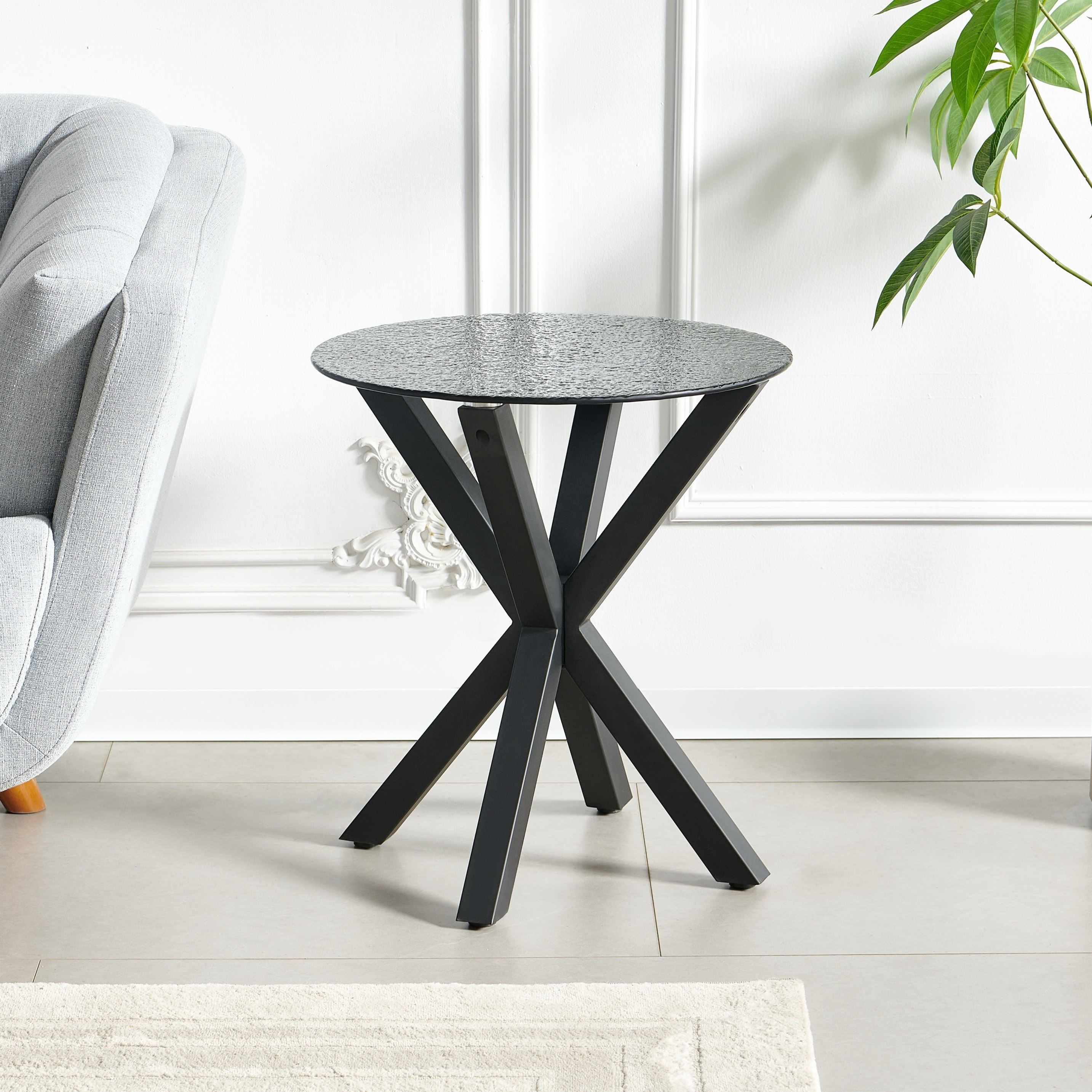 طاولة جانبية زجاج بارزة الملمس من ويفر-hbxfurniture-livingroom-endtables-image-1