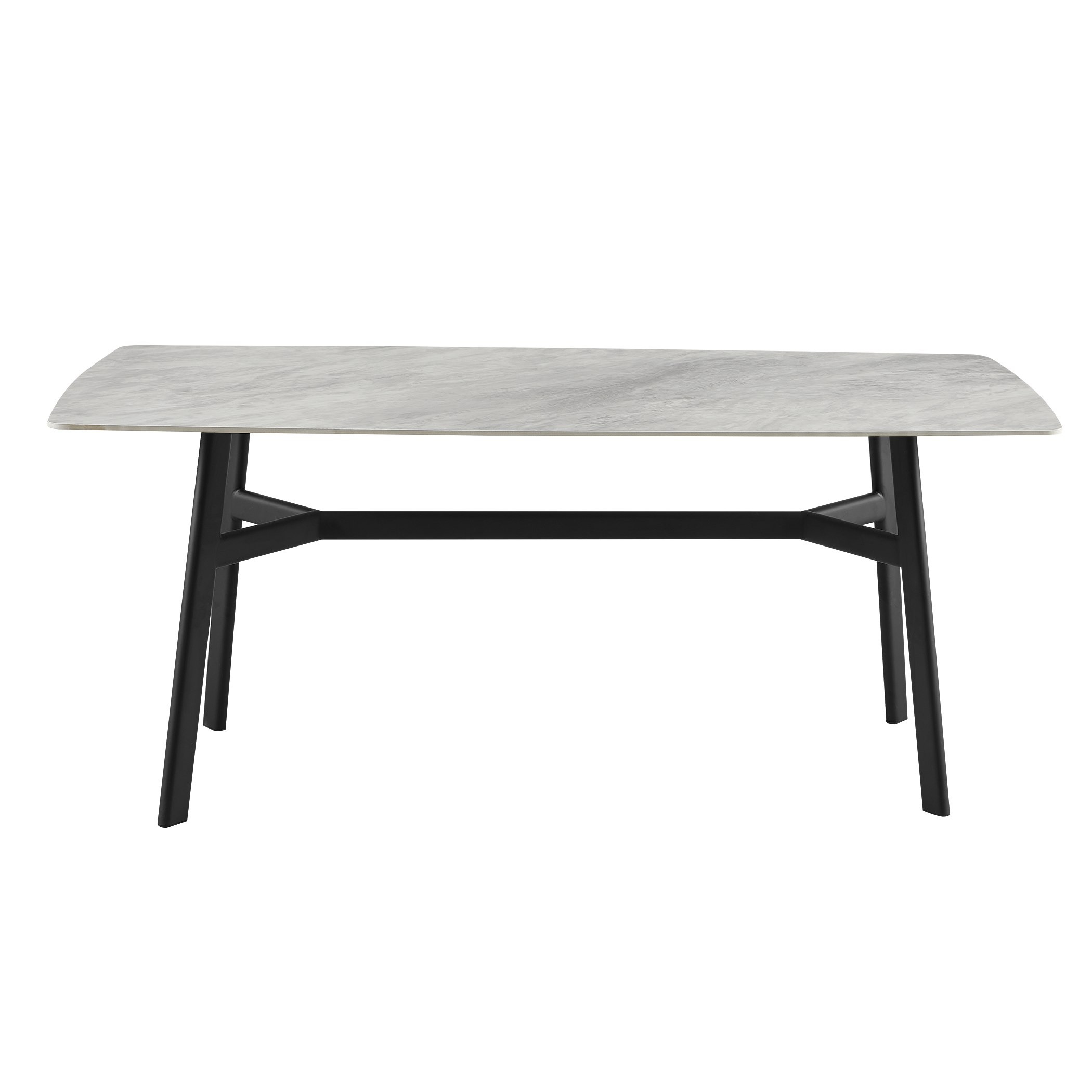 طاولة سفرة من الحجر المبلد لـ6 مقاعد من بيتون-hbxfurniture-diningtablesandsets-diningsets-sixseater-image-3