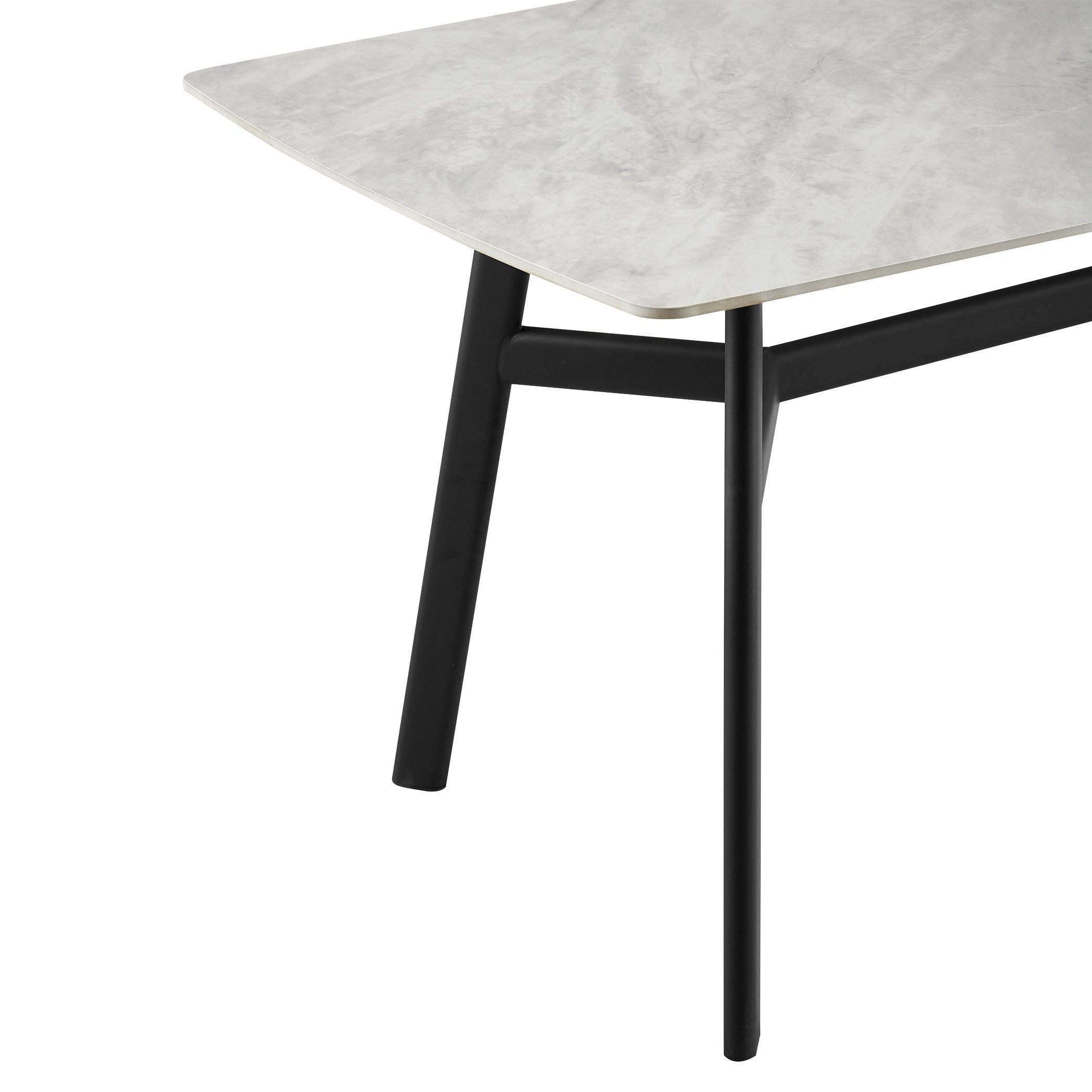 طاولة سفرة من الحجر المبلد لـ6 مقاعد من بيتون-hbxfurniture-diningtablesandsets-diningsets-sixseater-image-5
