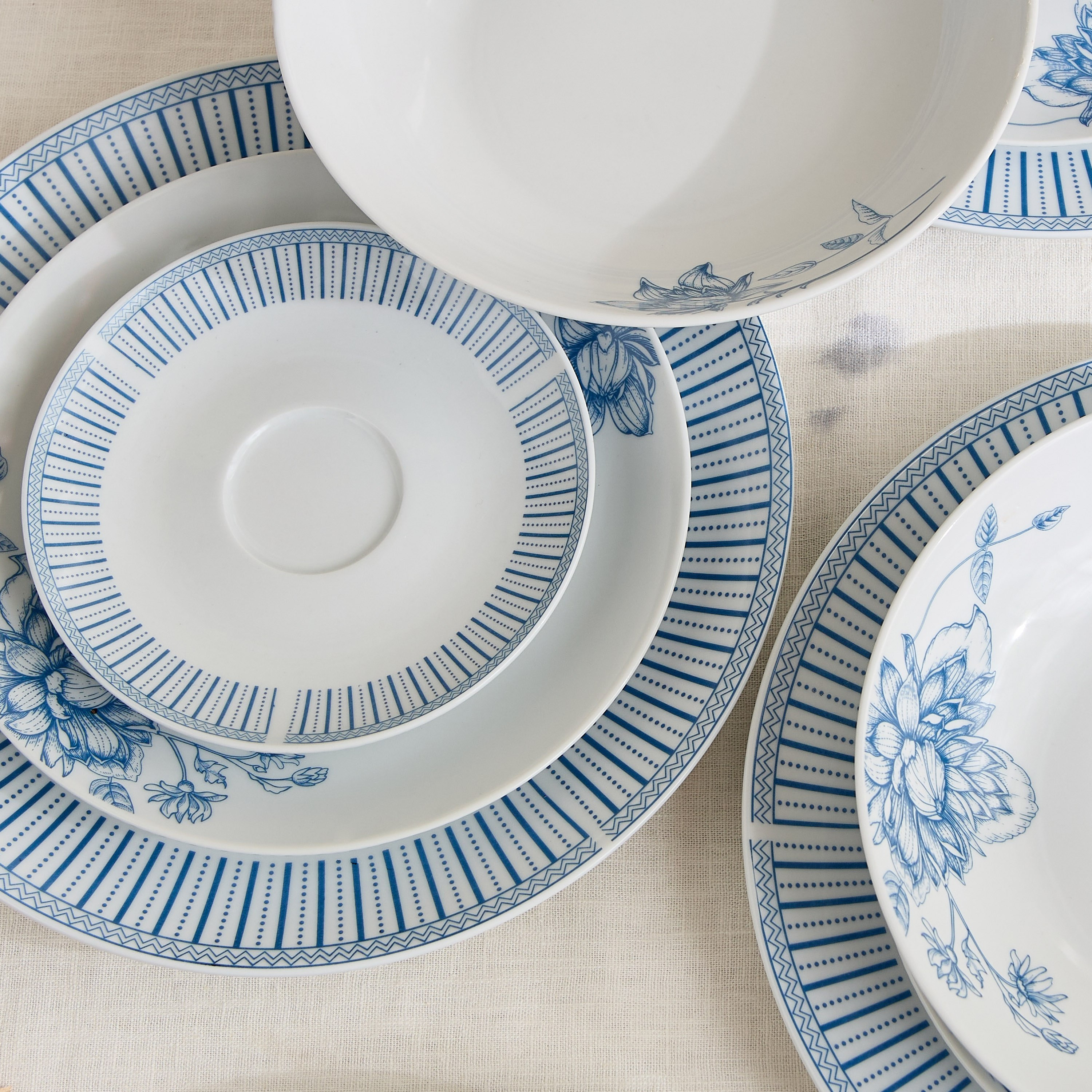 Atlanta 20-Piece Porcelain Floral Dinner Set - Serves 4-hbxhomeware-hbxkitchen-image-3