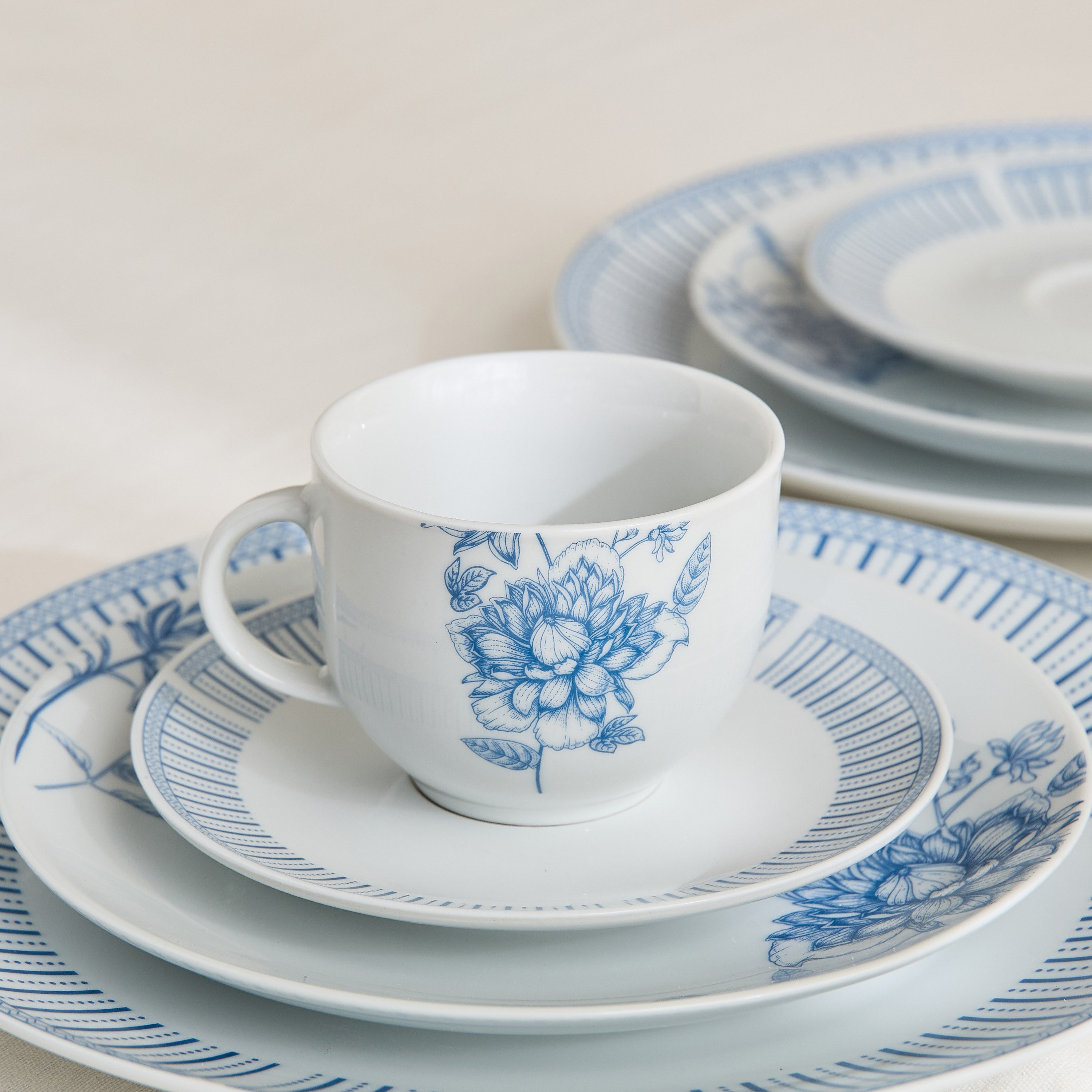 Atlanta 20-Piece Porcelain Floral Dinner Set - Serves 4-hbxhomeware-hbxkitchen-image-4