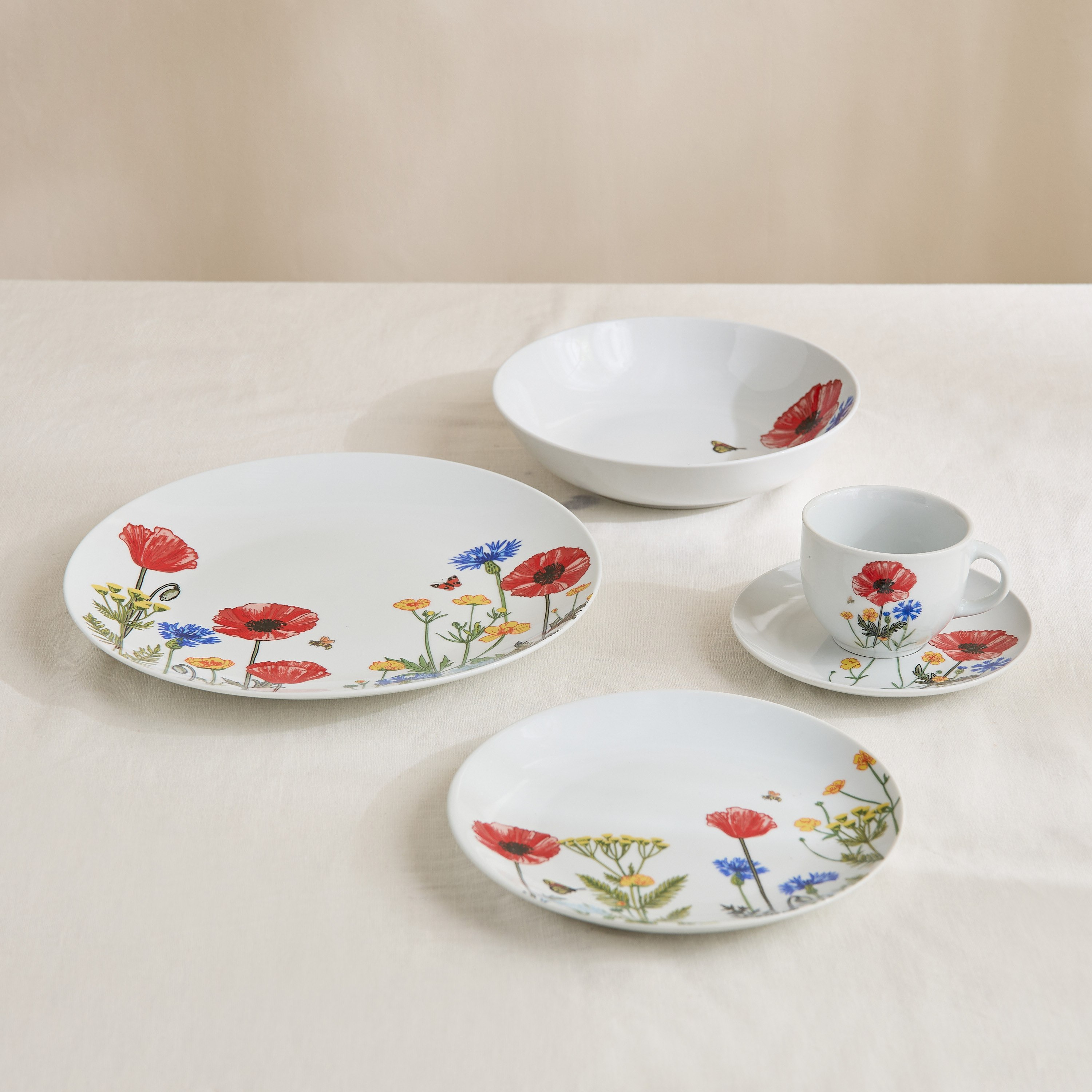 Atlanta 20-Piece Porcelain Gardenia Dinner Set - Serves 4-hbxhomeware-hbxkitchen-image-2