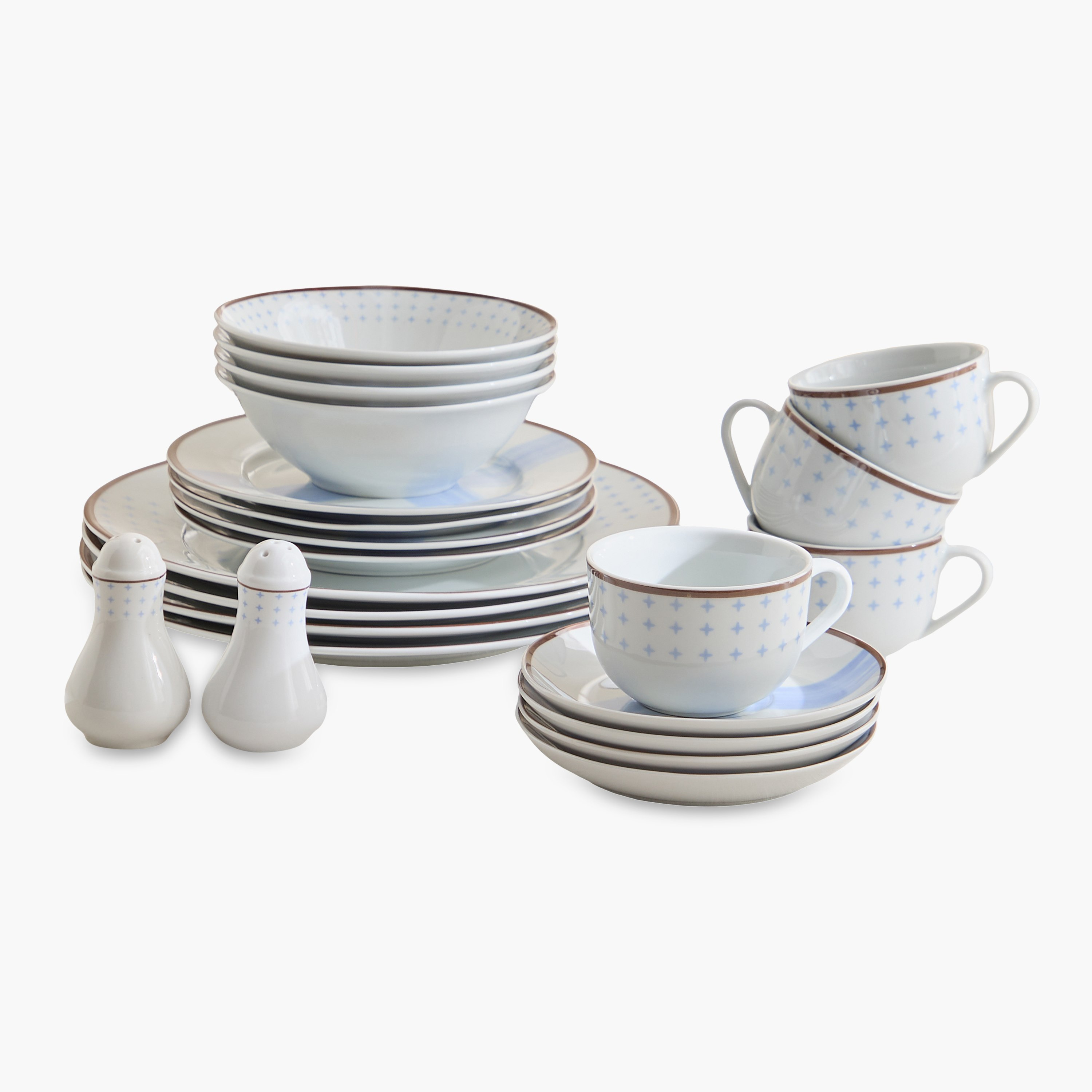 طقم عشاء ستار 22 قطعة من مانهاتن - لـ4 أفراد-hbxdiningroom-tabletop-dinnersets-image-7