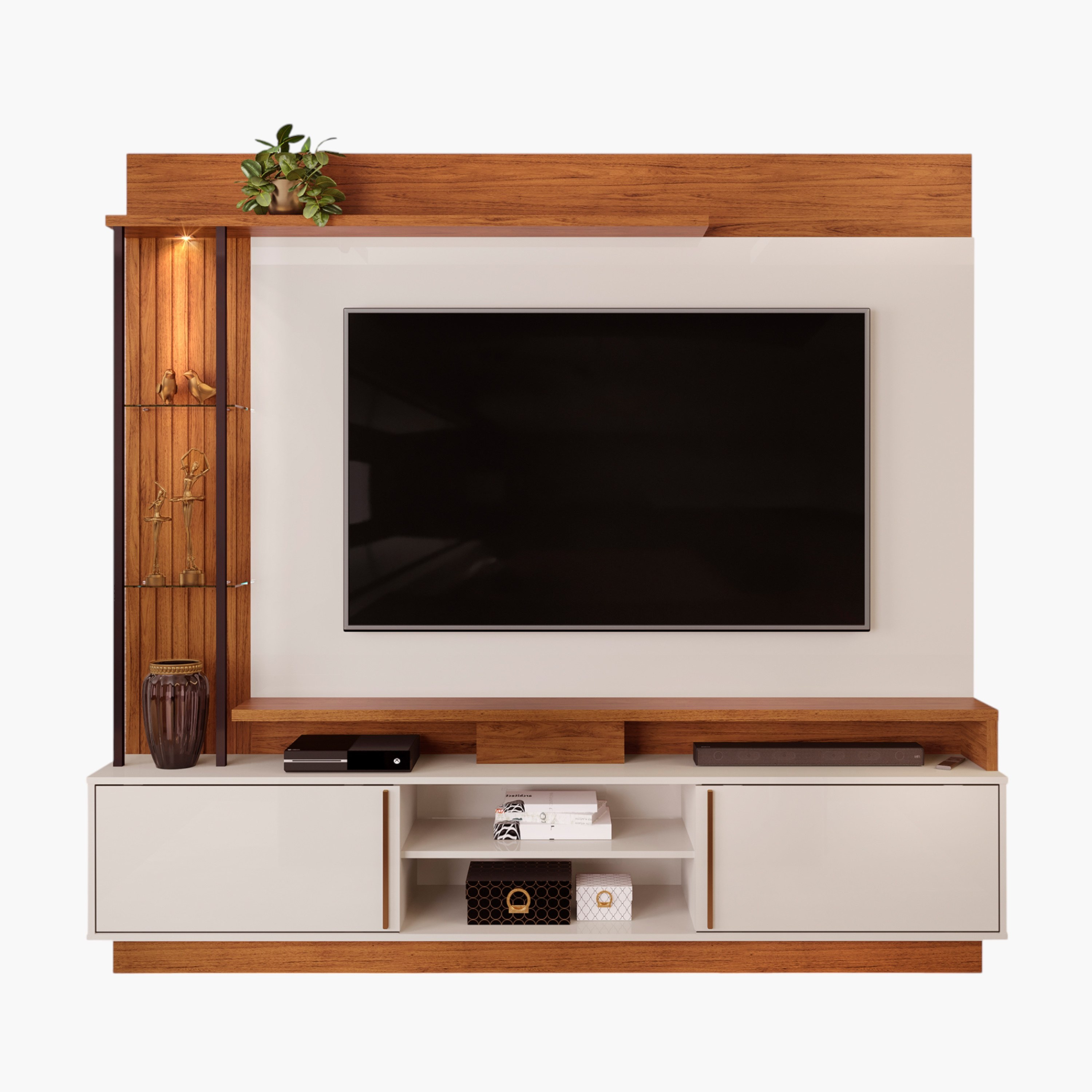 Marfil Wall Unit Up to 70-Inches with LED Light-hbxlivingroom-mediaunitsandstorage-wallunits-image-2