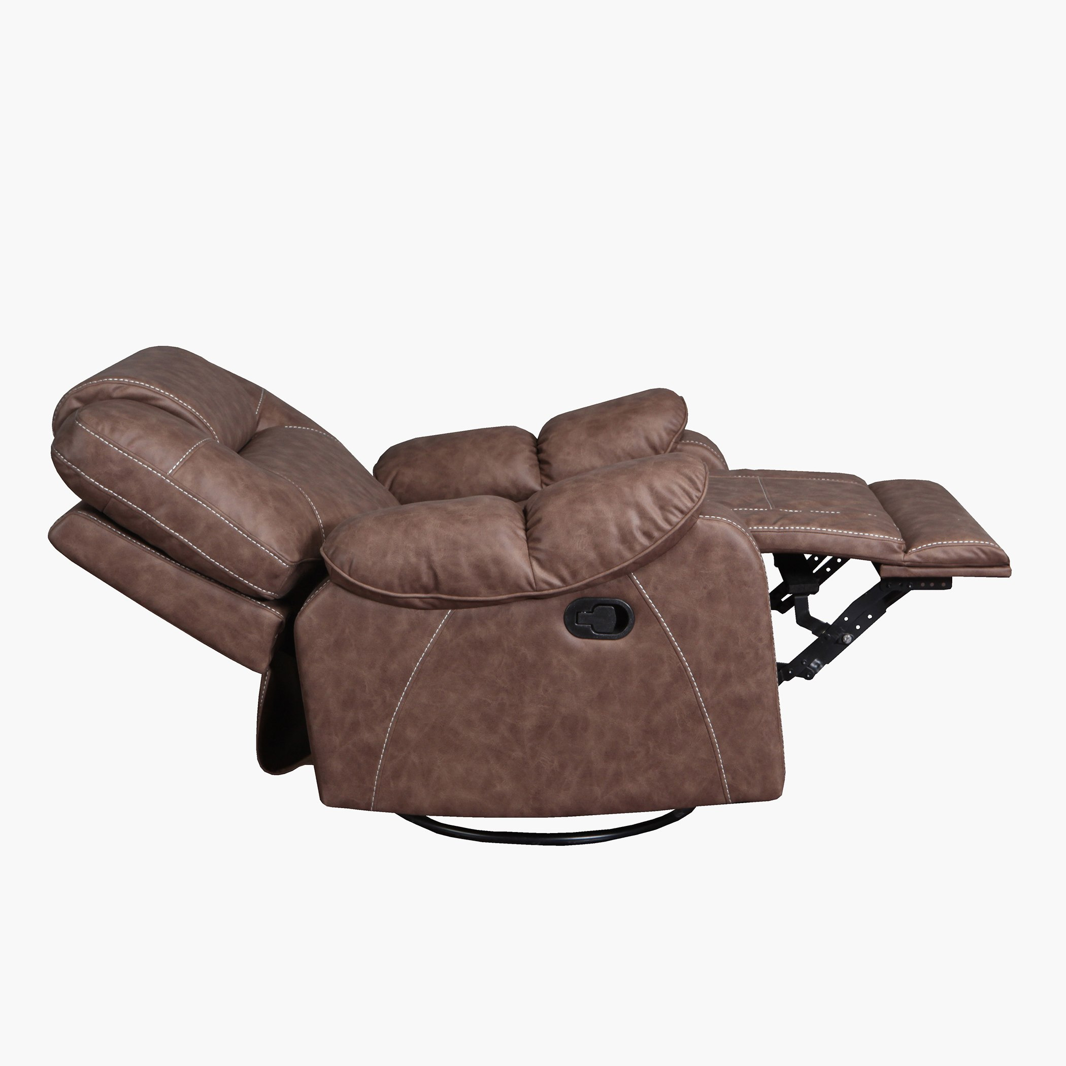 كرسي استرخاء هزاز قماش بمظهر الجلد بمساند ذراعين مع وظيفة دوران نكست من جابون-hbxfurniture-sofasandarmchairs-reclinersofas-image-5