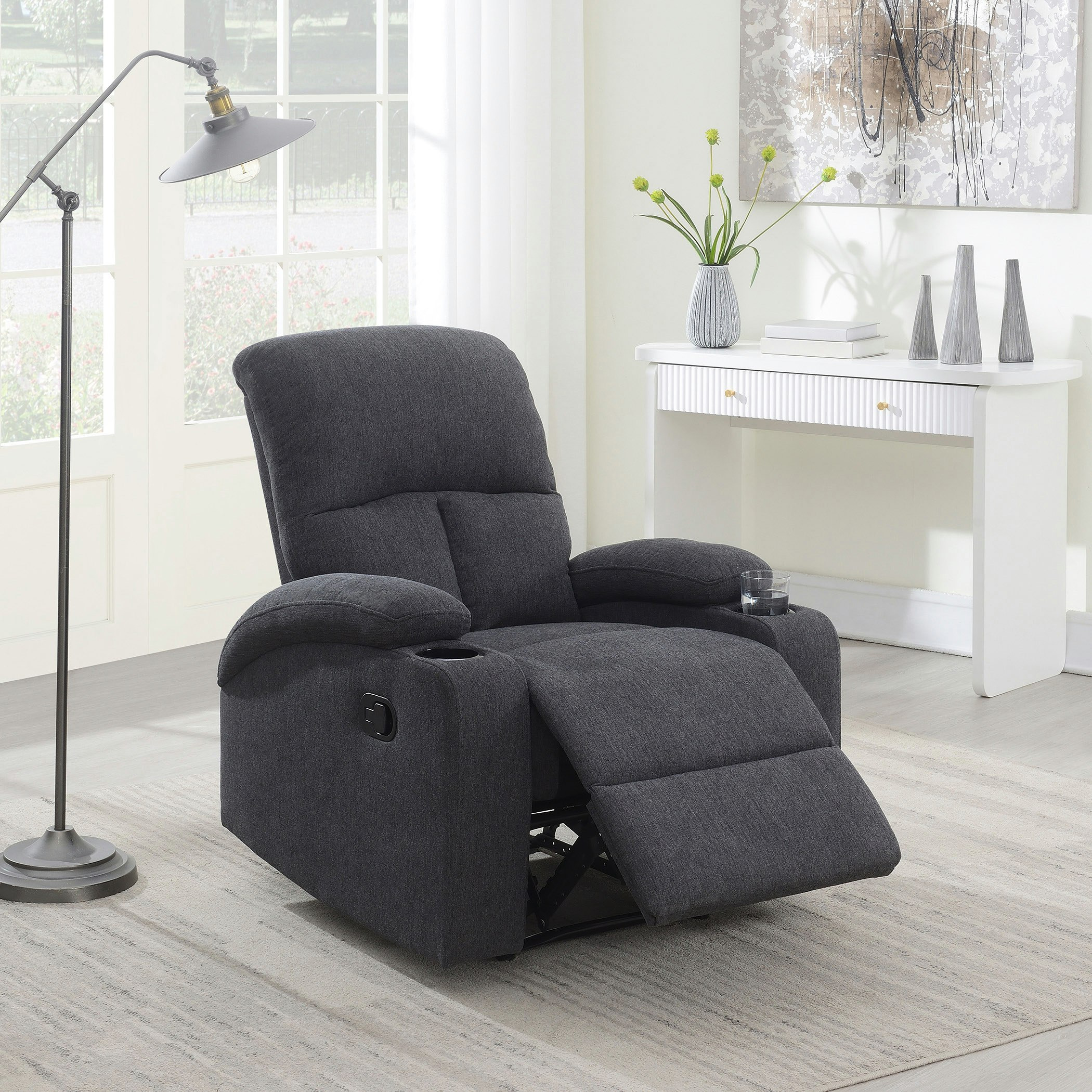 Remo NXT Armchair Recliner with 2 Cupholders-hbxfurniture-sofasandarmchairs-reclinersofas-image-1