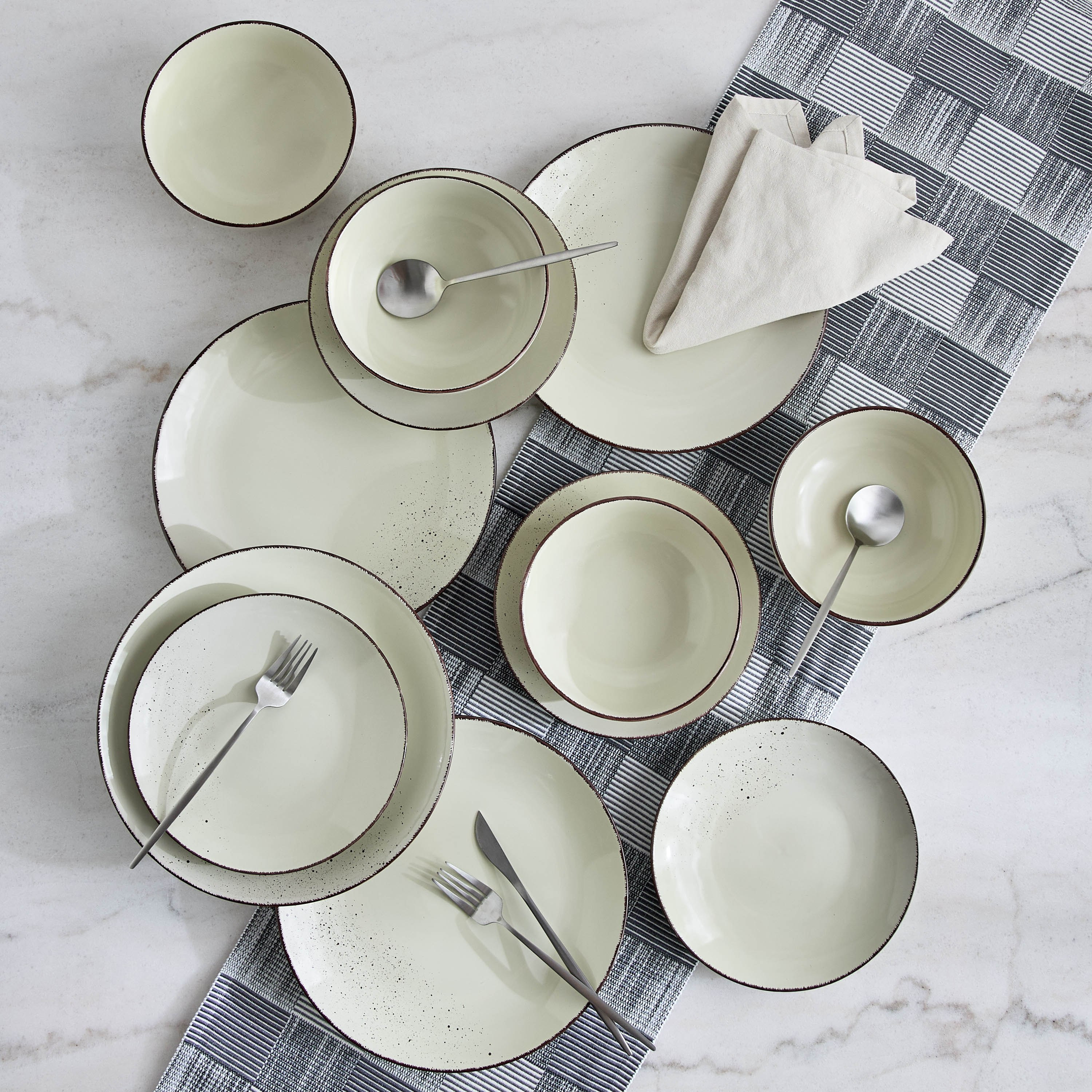 طقم عشاء 12 قطعة سبرينكل من إليجانزا - لـ 4 أفراد-hbxdiningroom-tabletop-dinnersets-image-1