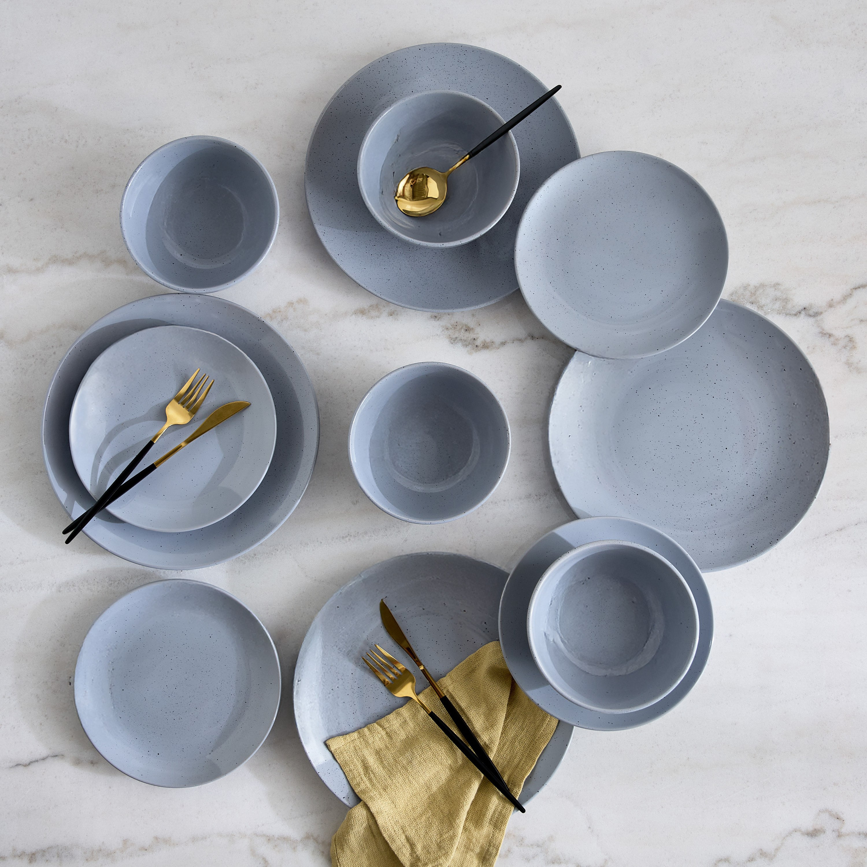 طقم عشاء لامع 12 قطعة من إليجانزا - لـ 4 أفراد-hbxdiningroom-tabletop-dinnersets-image-1