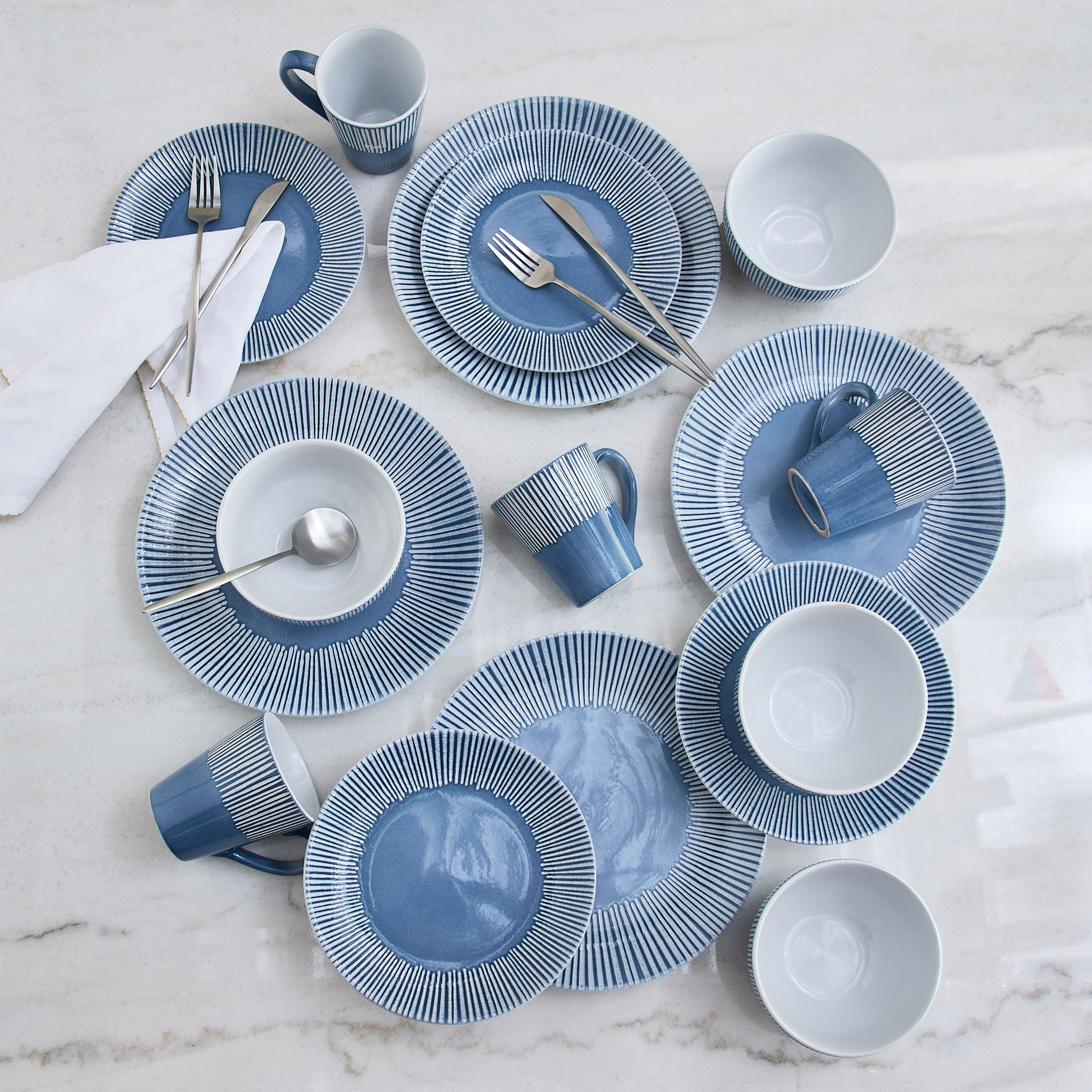 Eleganza 16-Piece Deboss Dinner Set - Serves 4-hbxdiningroom-tabletop-dinnersets-image-1