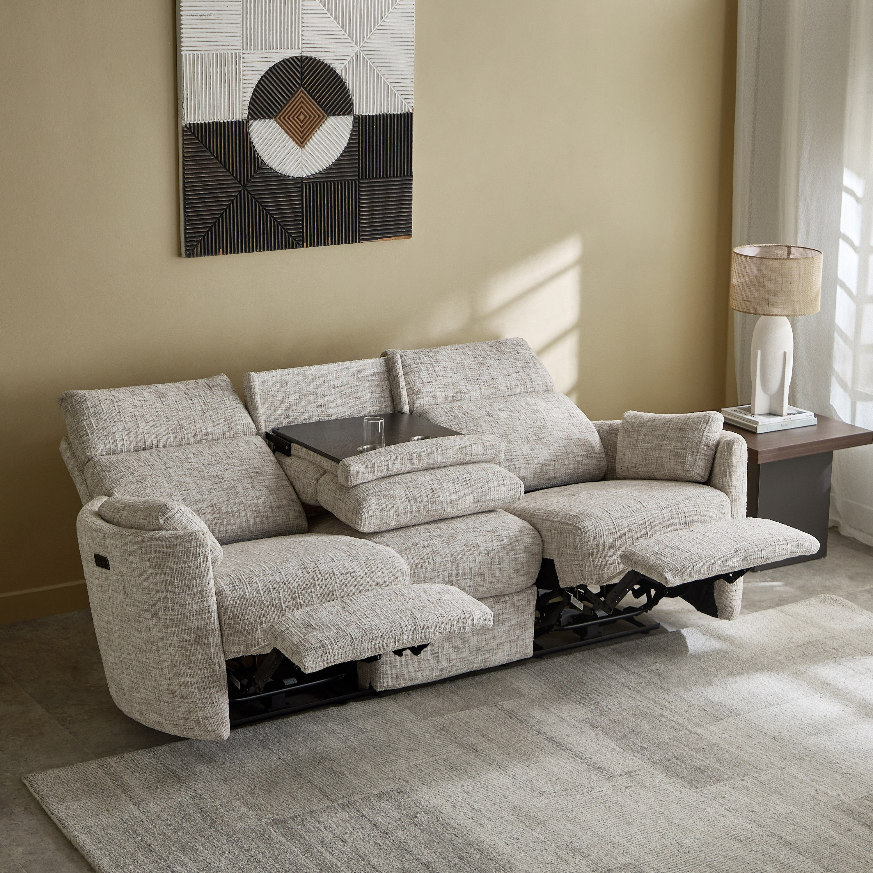 كنبة كهربائية قماش بـ3 مقاعد ومسند قابل للطي مع حاملين للأكواب من فلورنسا-hbxlivingroom-sofasandarmchairs-sofas-image-3